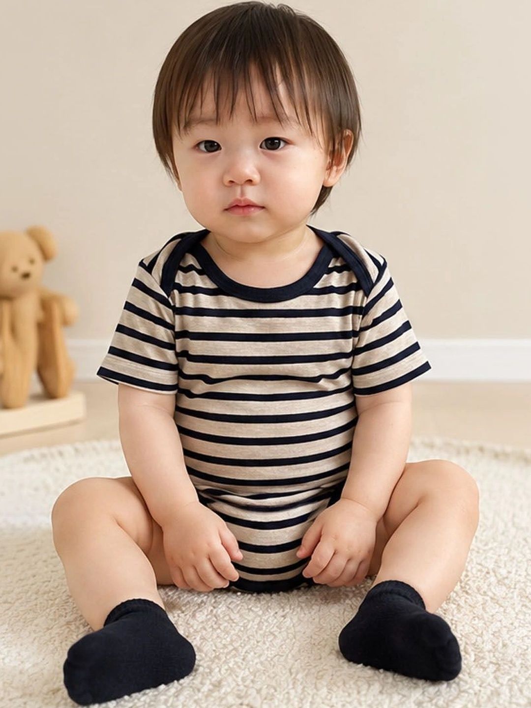 Xsole Boys Striped Jumpsuit-picture-48