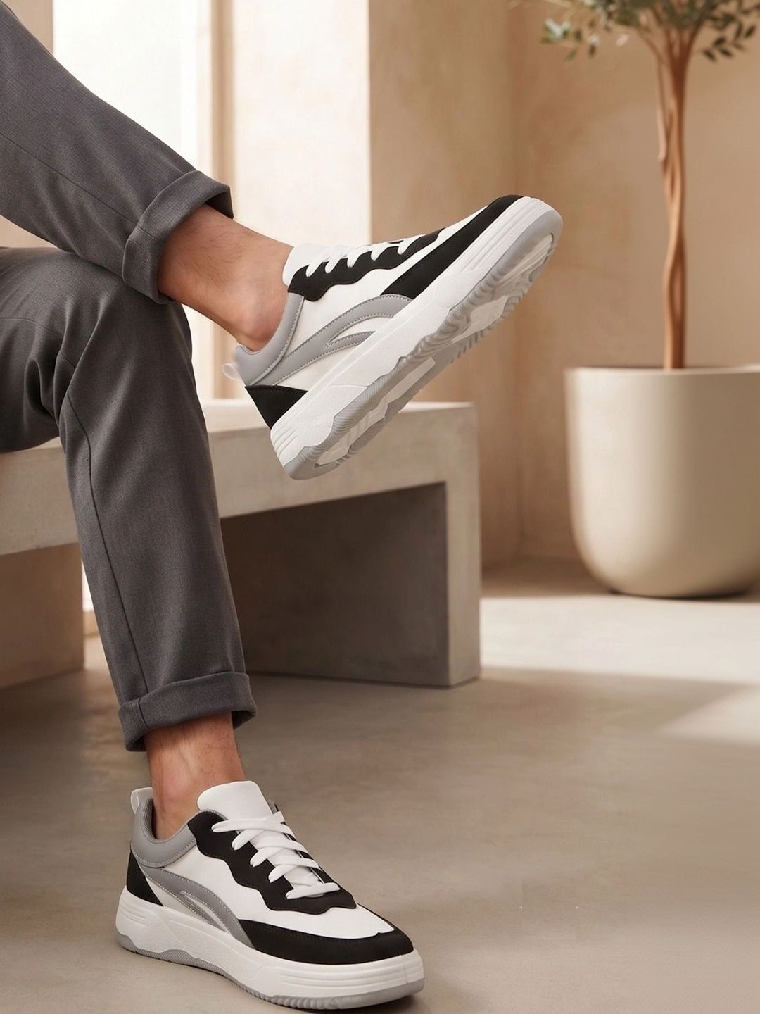 JK Port Men Colourblocked Sneakers-picture-29