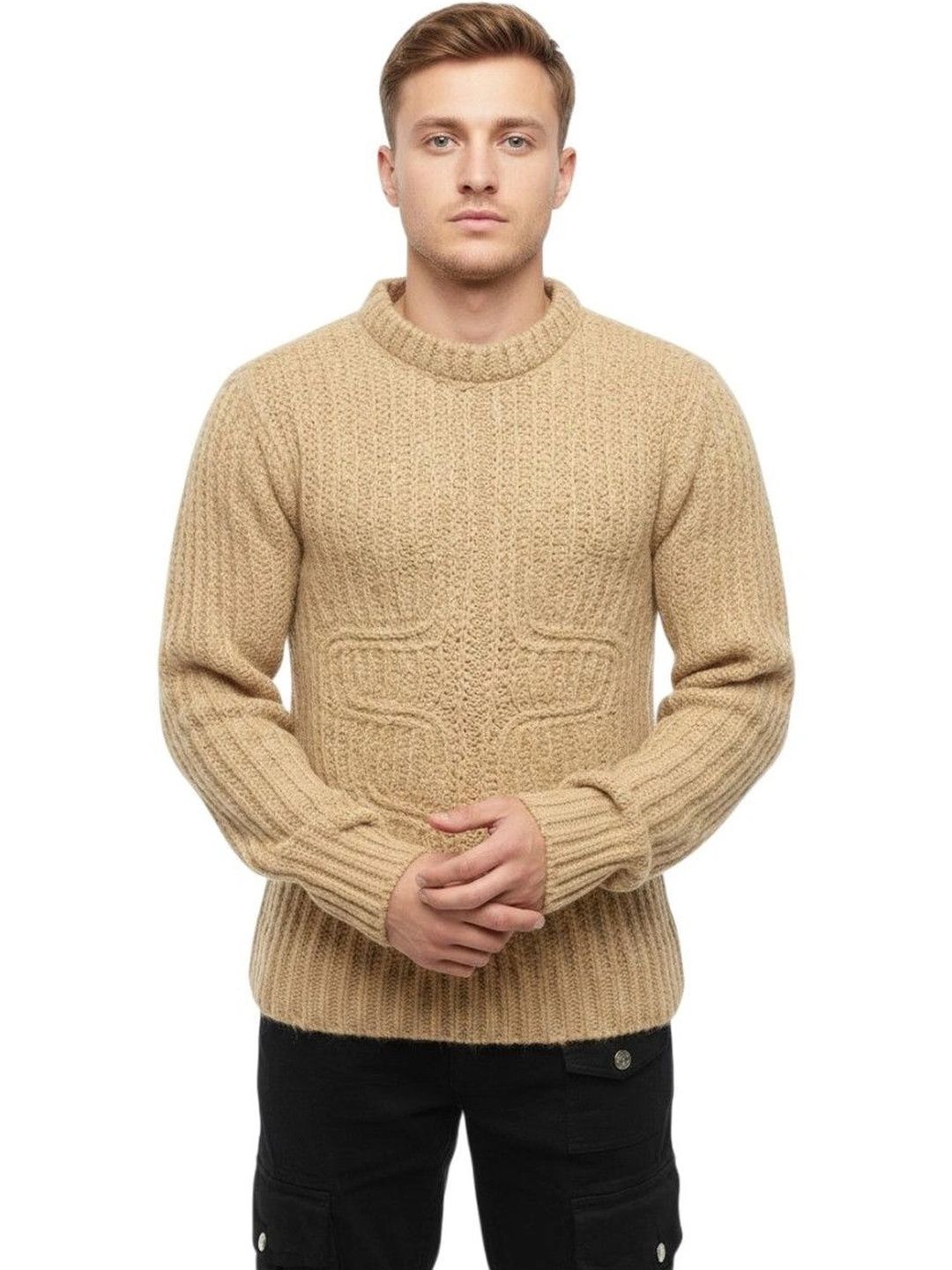 Dsquared2 Men Cable Knit Woollen Pullover-picture-20