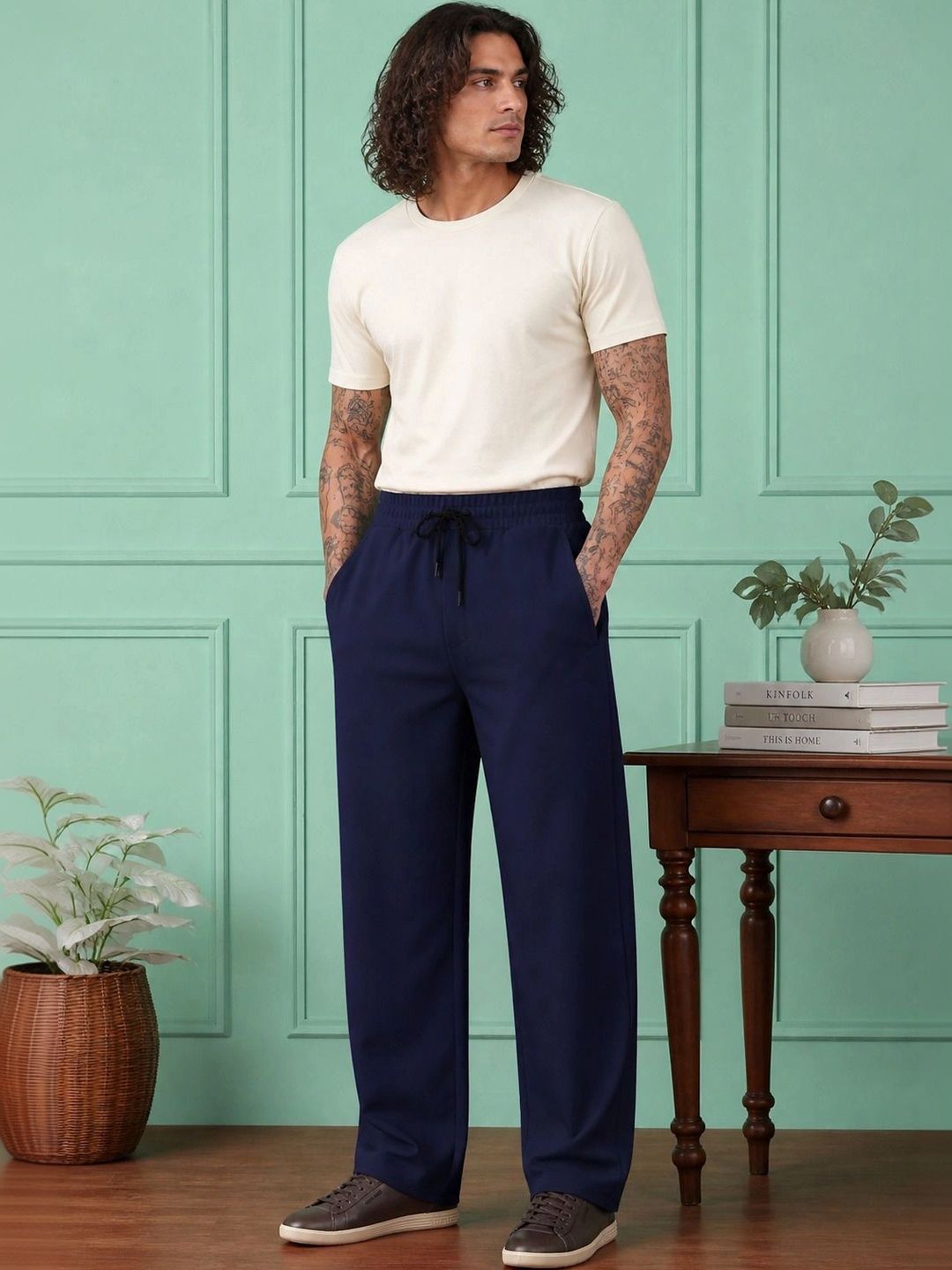 SWADESI STUFF Men Regular Fit Training Track Pants-picture-29