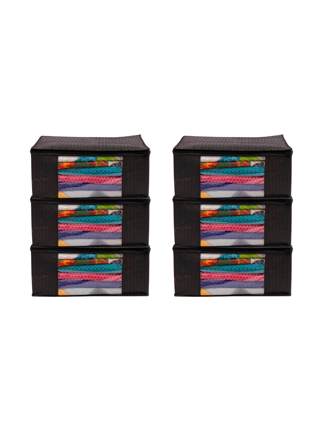 AARON INC Black Set of 6 Reusable Multi-Utility Organisers-picture-22