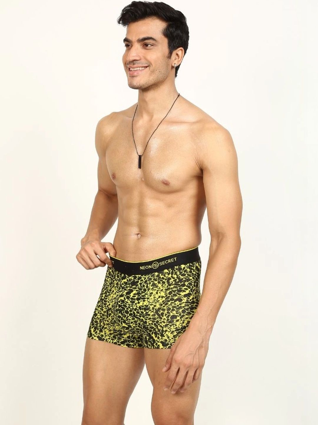 NEON SECRET Cotton Blend Printed Trunks-picture-51