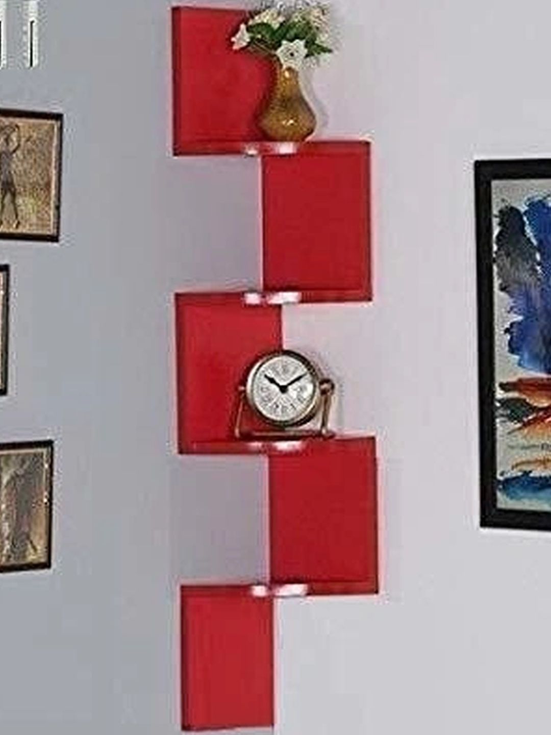 CraftOnline Unisex Multi MDF Wall Shelves-image-21