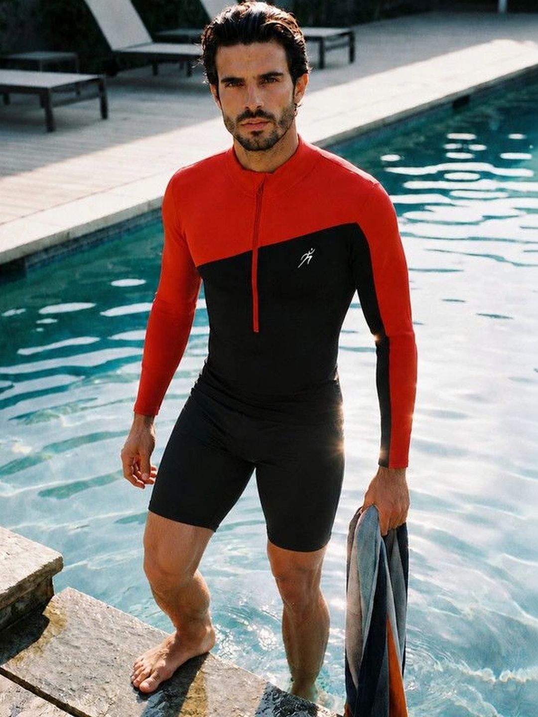 Keepfit Colourblocked Round Neck Legsuit-picture-29
