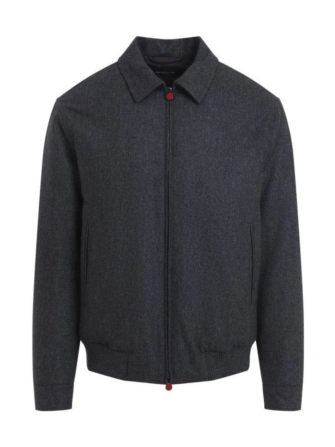 Kiton Men Woollen Bomber Jacket-picture-26