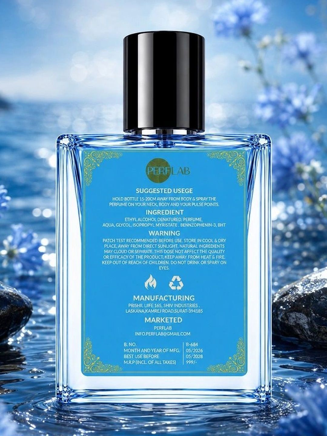PERFLAB Blue Flora Long Lasting Eau de Parfum - 50 ml-picture-55