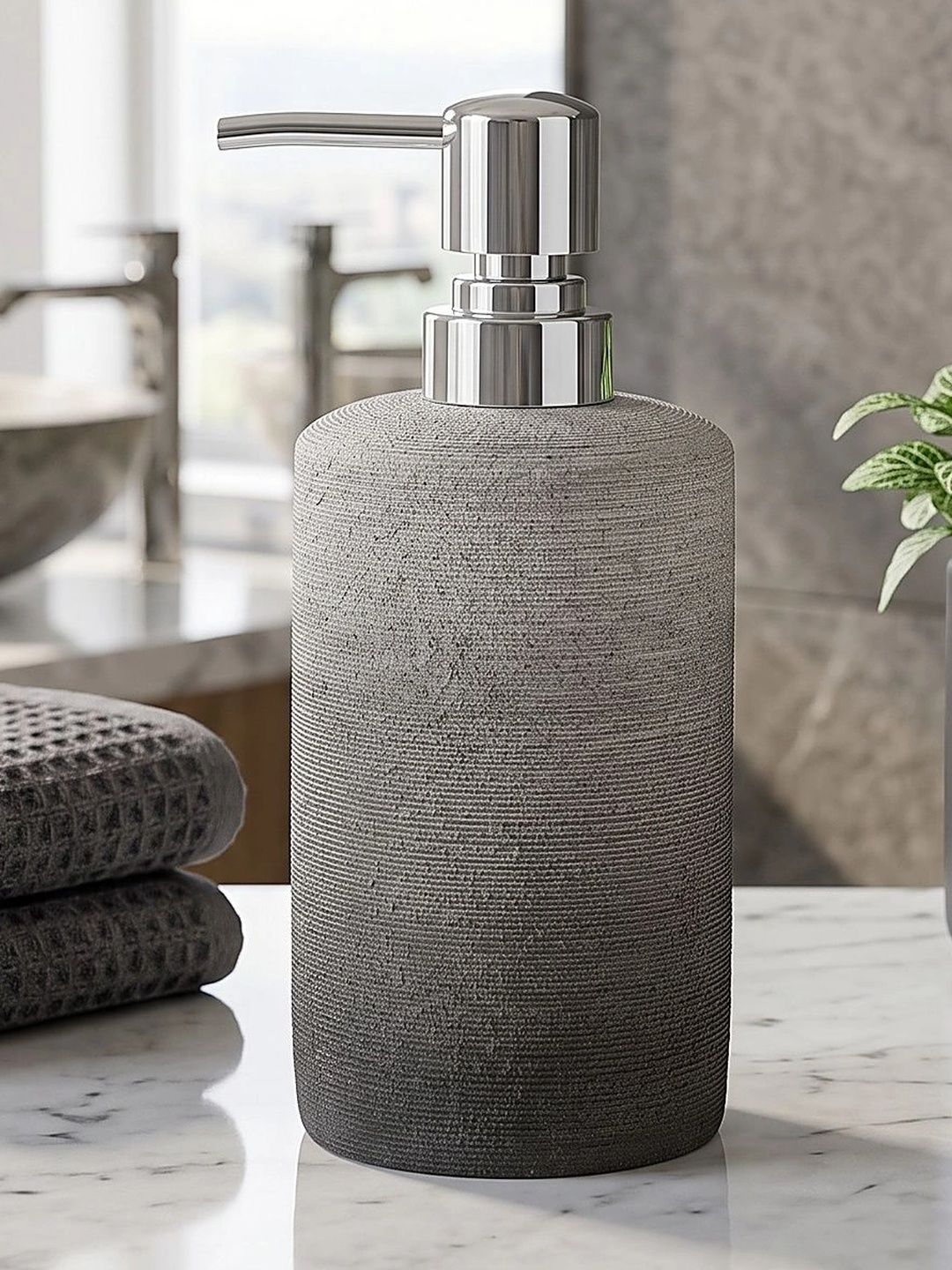 Pano Multicoloured Textured Polyresin Soap Dispenser-image-6