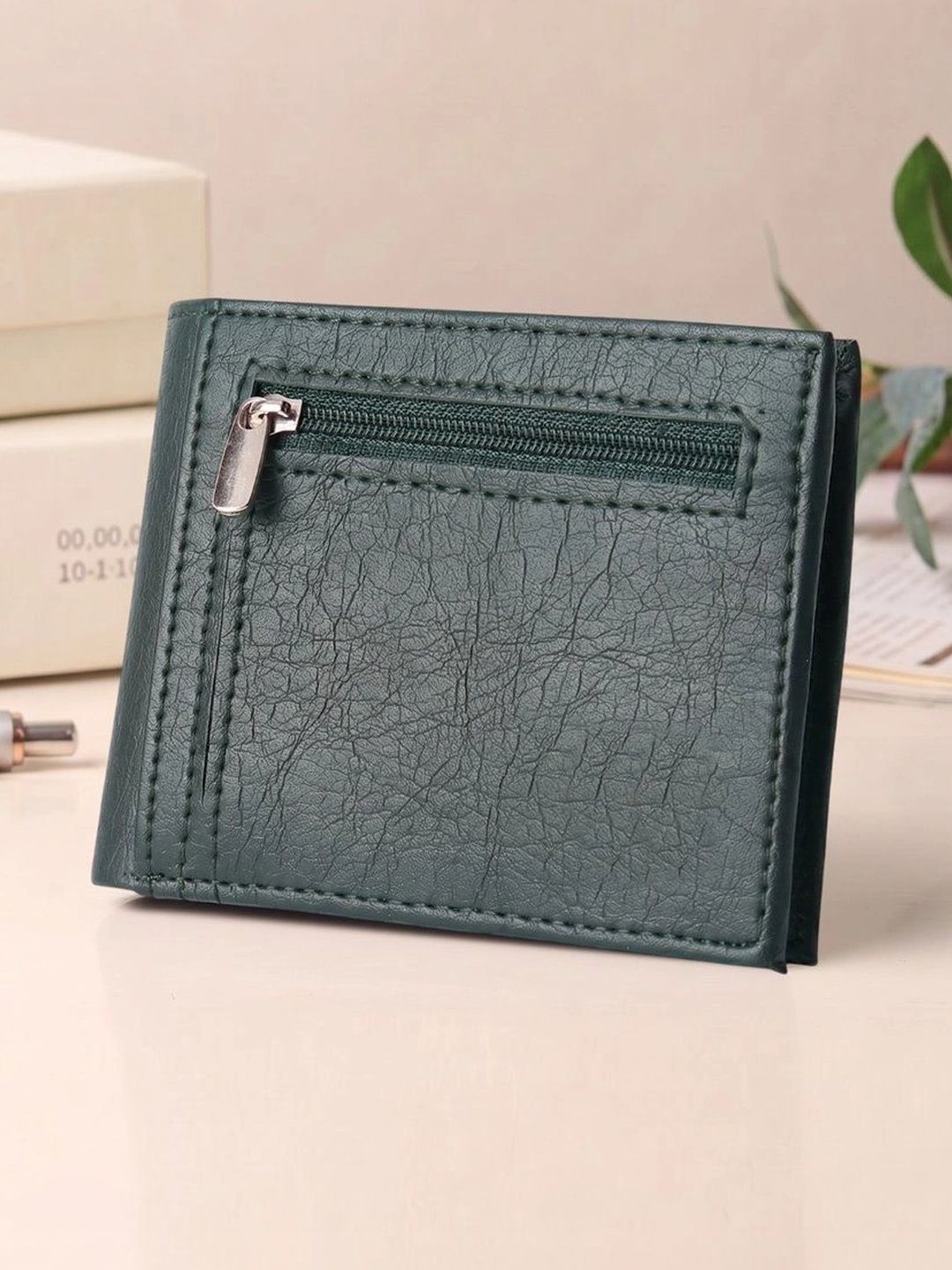 LAER Men Textured PU Two Fold Wallet-picture-22