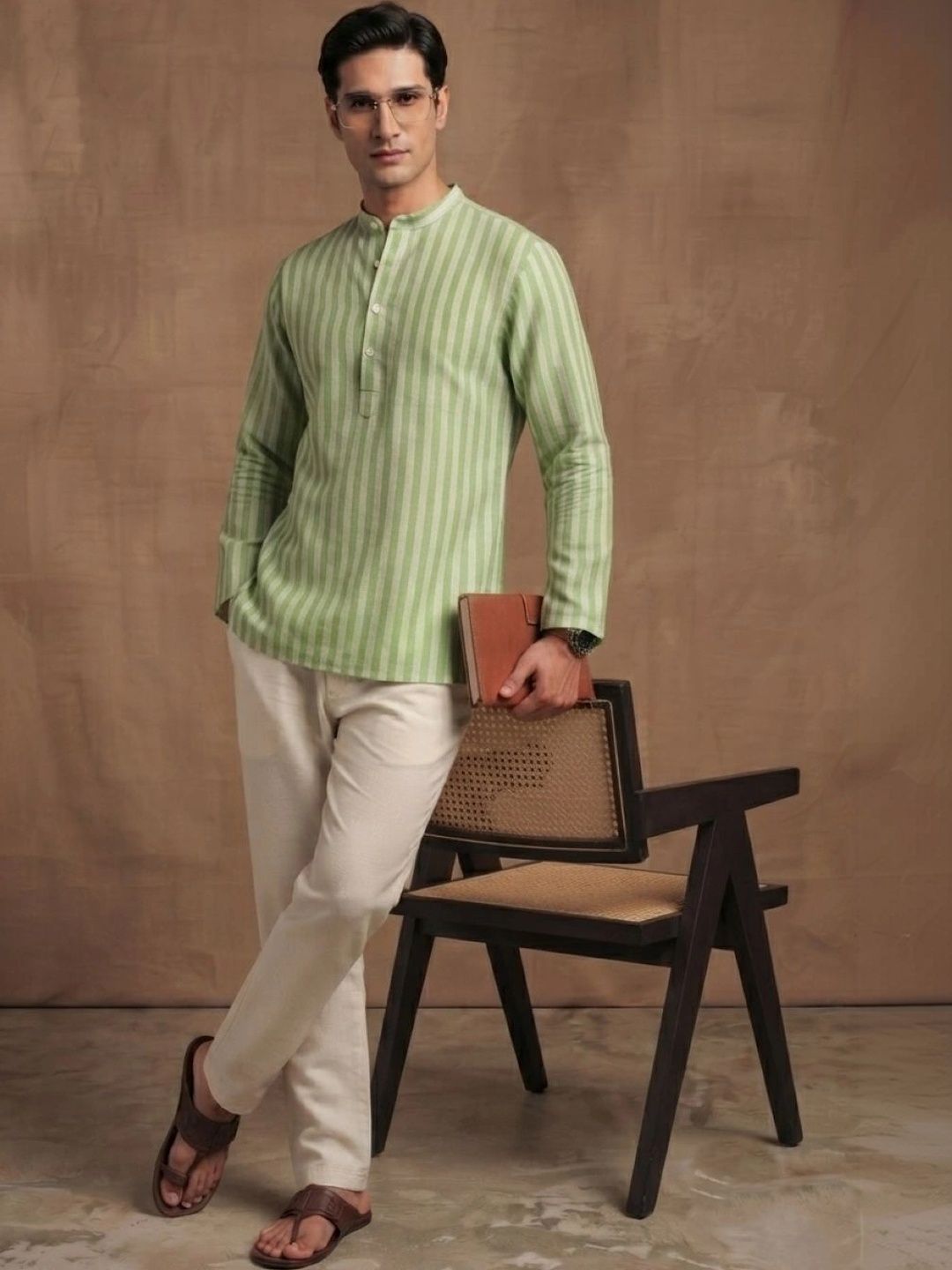Navibhu Men Striped Kurta-picture-26