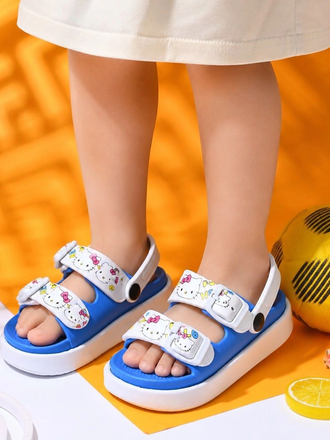 Miss & Chief Unisex Kids Printed Sliders-picture-22