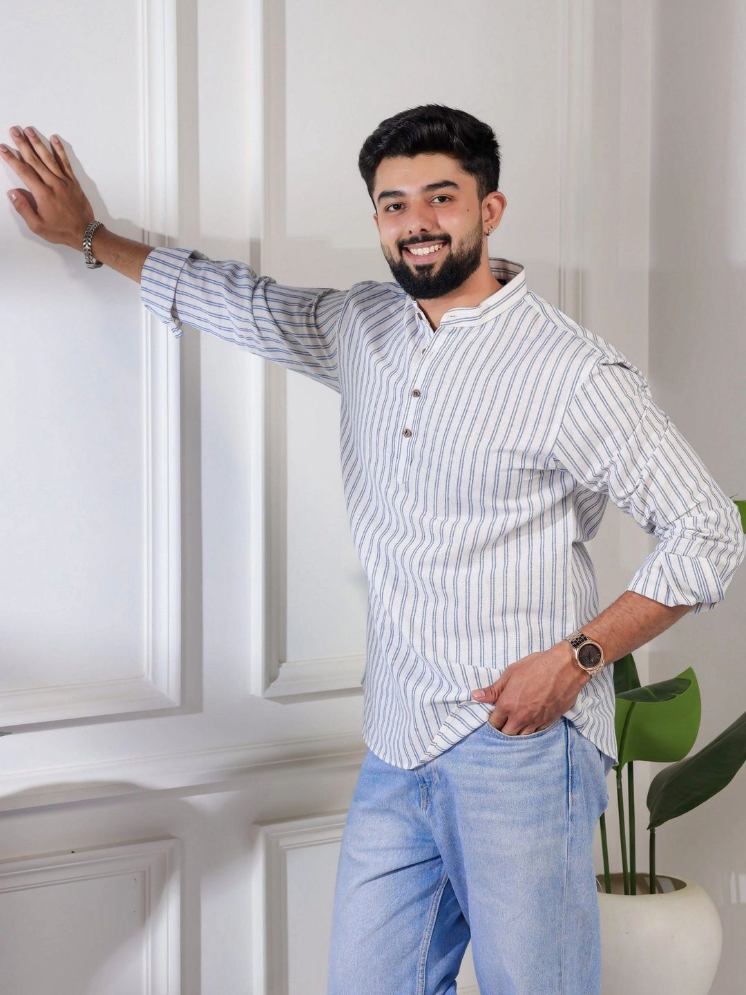 Koshin Men Striped Kurta-picture-49