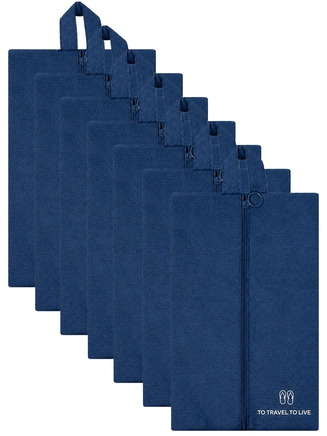AMAK INC Blue Set of 6 Reusable Shoes Organiser Organisers-picture-31