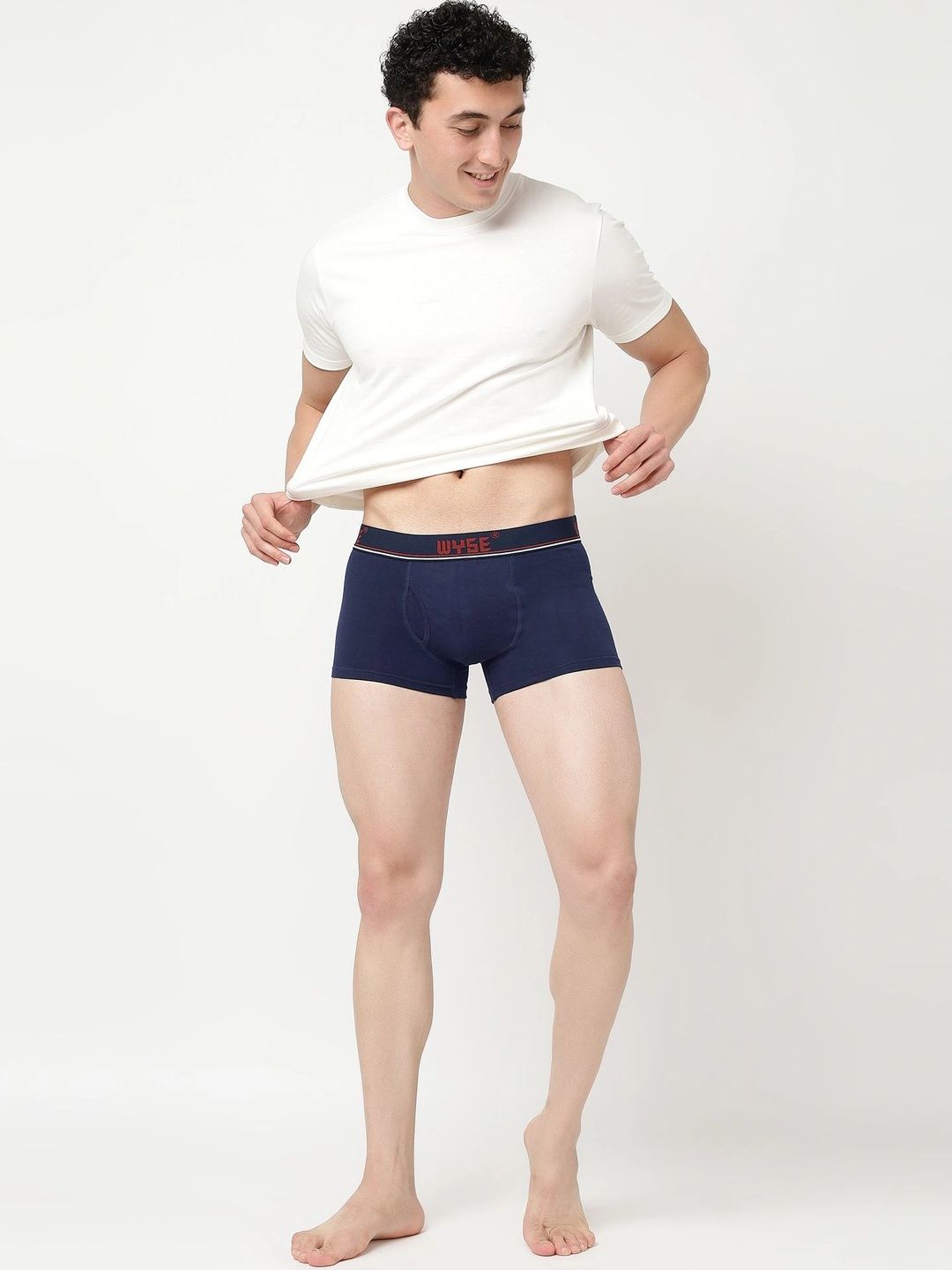 WYSE Cotton Assorted Solid Trunks-picture-26