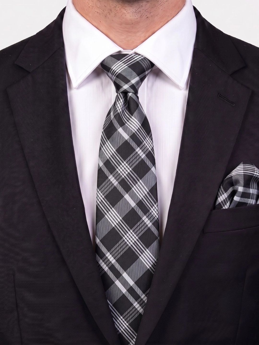 Tie Benon Men Checked Broad Tie-picture-10