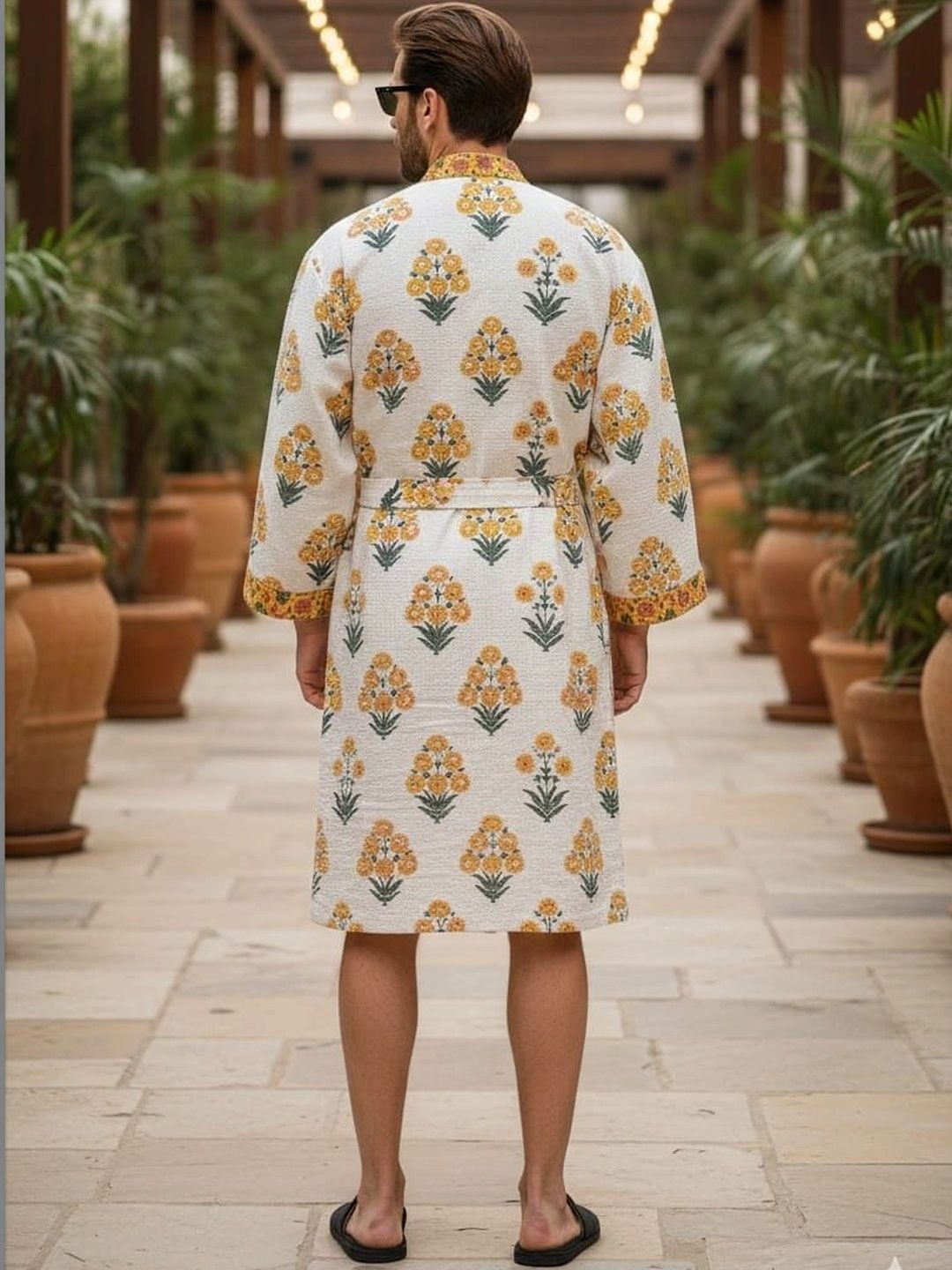 tundwal's Ultra Soft Printed Cotton Bath Robe-picture-10