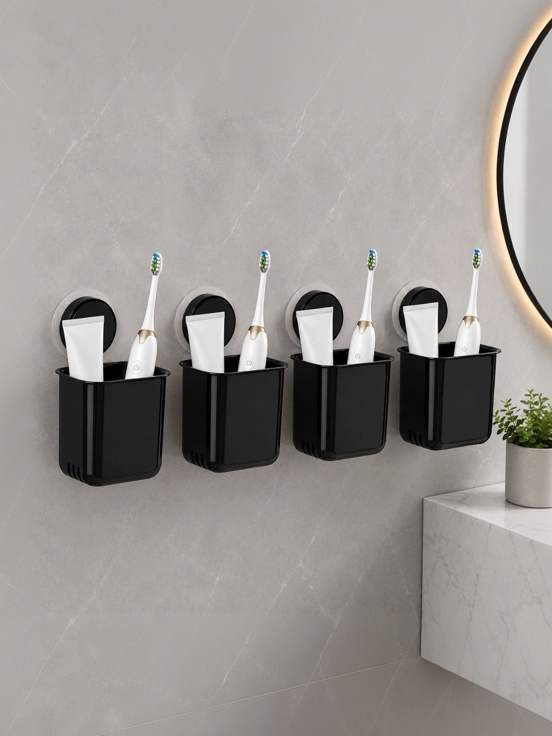 Klivon Black 4 piece Solid Plastic-picture-54