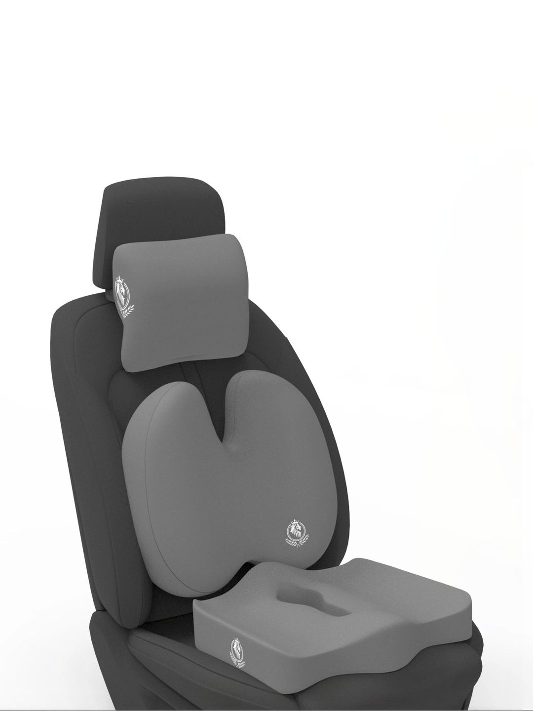 MRRON Grey Memory Foam Car Seat Cushion-picture-16