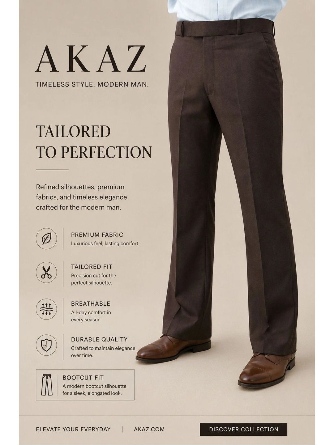 Akaz Men Tailored Easy Wash Trousers-picture-23
