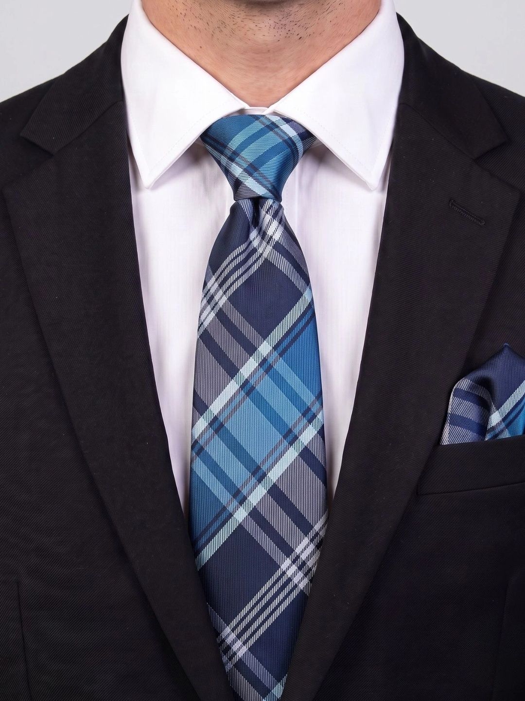 Tie Benon Men Checked Broad Tie-picture-13