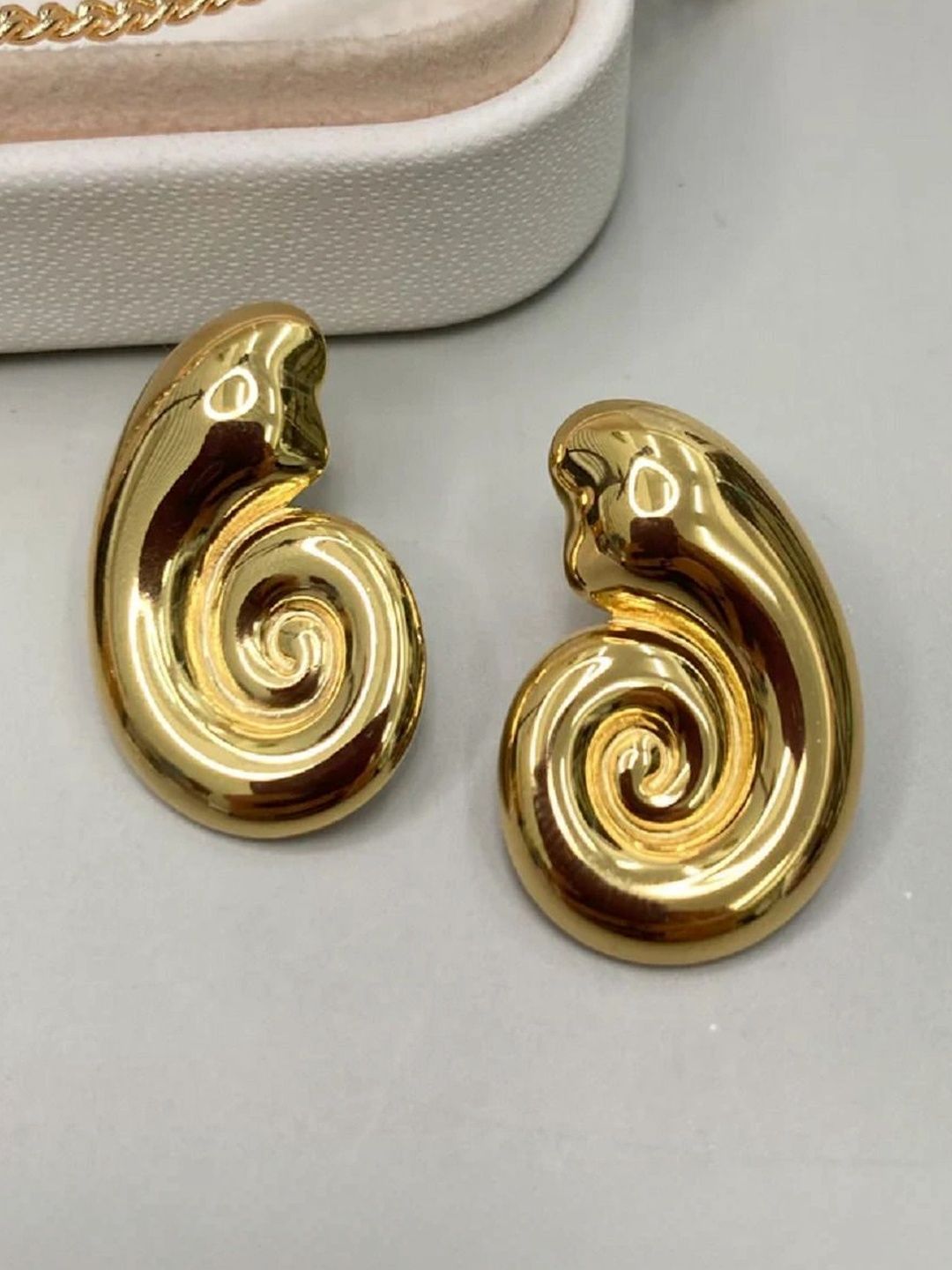 SK Enterprisess Geometric Drop Earrings-image-45