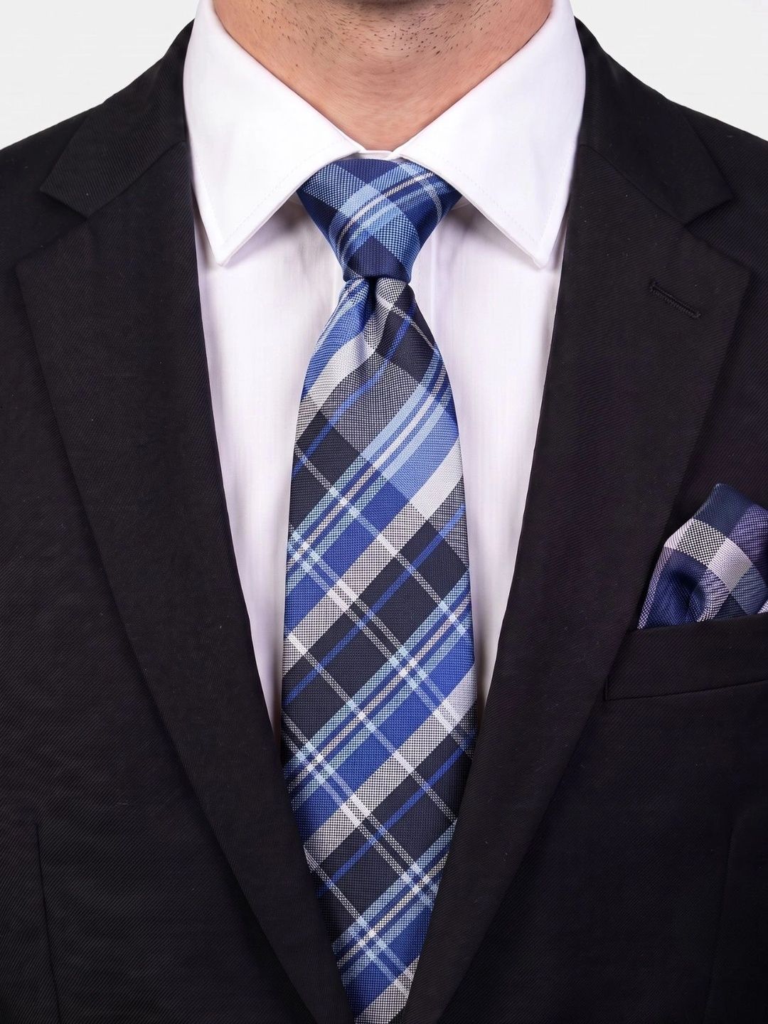 Tie Benon Men Checked Broad Tie-picture-27