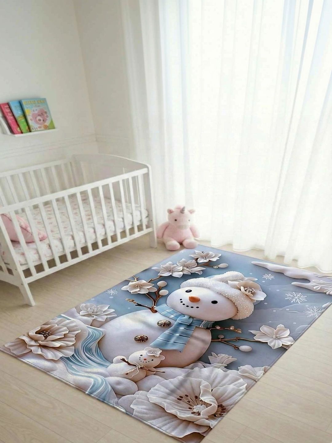 MAA HOME CONCEPT Blue Cartoon Characters Washable Other Carpet-image-5