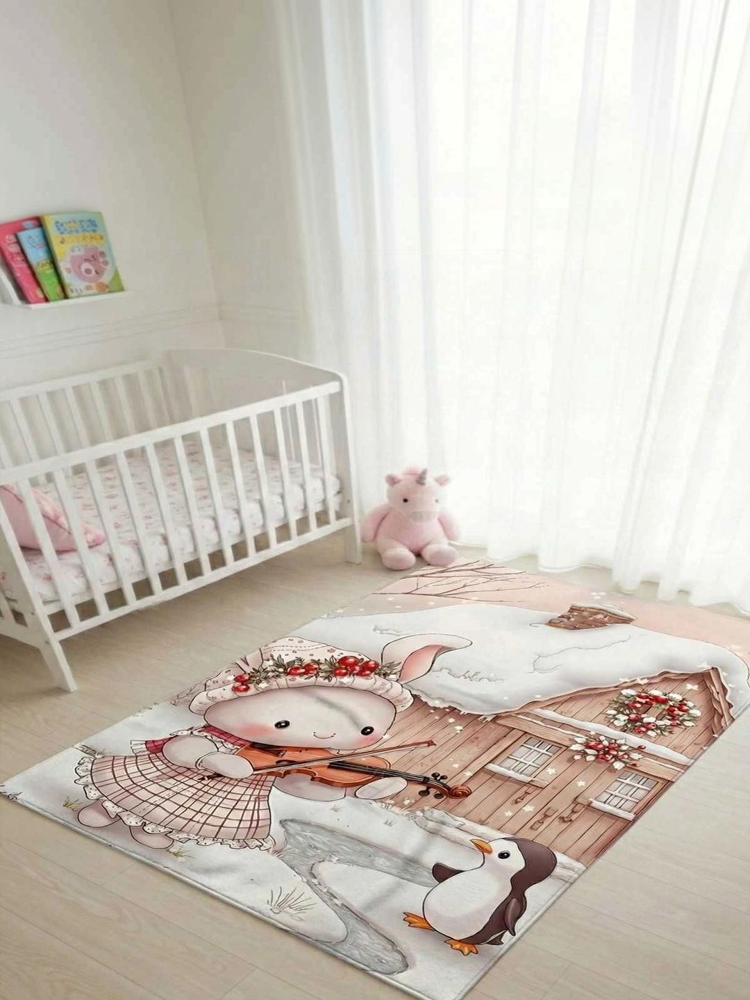 MAA HOME CONCEPT Multicoloured Cartoon Characters Washable Other Carpet-picture-5