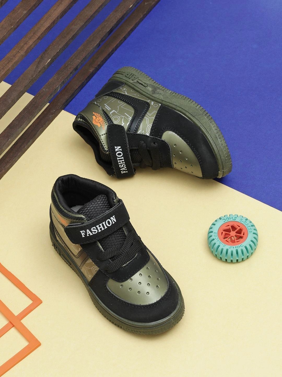 SCHOOZI Unisex Kids Textured Sneakers-picture-27
