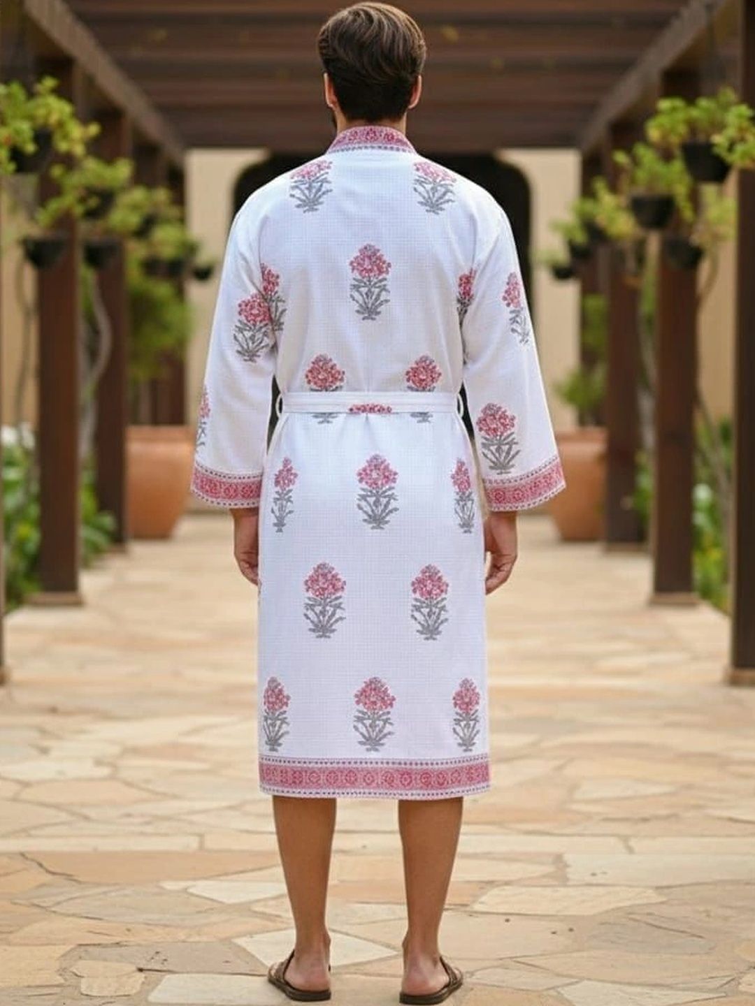 tundwal's Ultra Soft Printed Cotton Bath Robe-picture-8