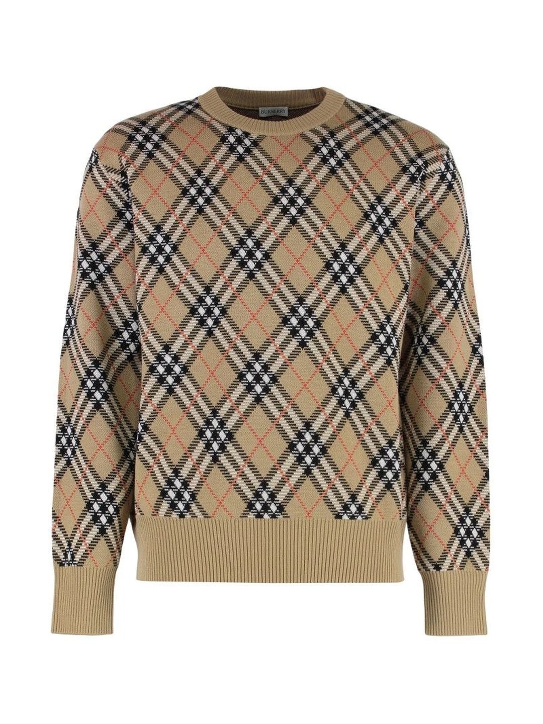 Burberry Men Argyle Checked Pullover-picture-26