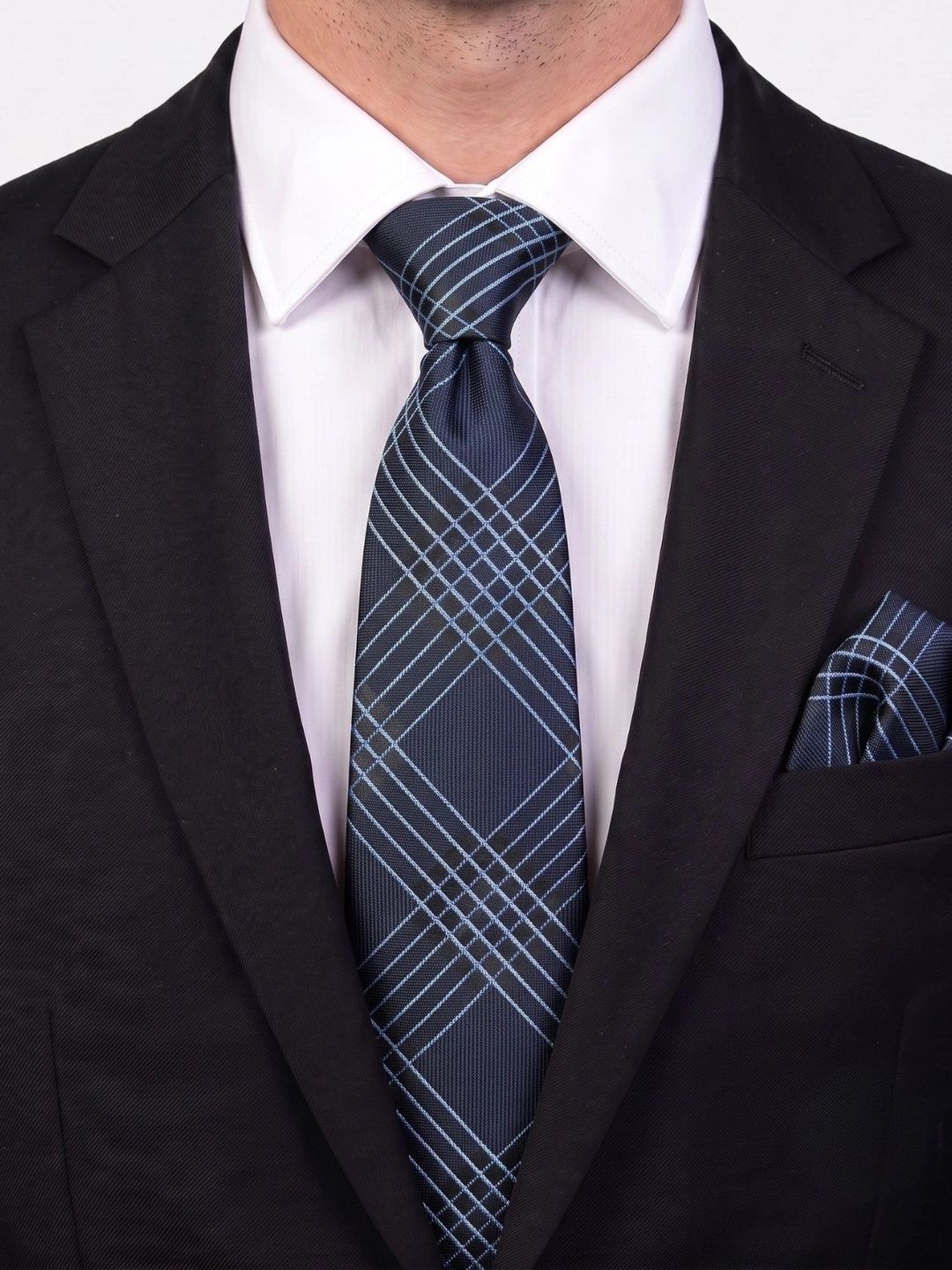 Tie Benon Men Checked Broad Tie-picture-12