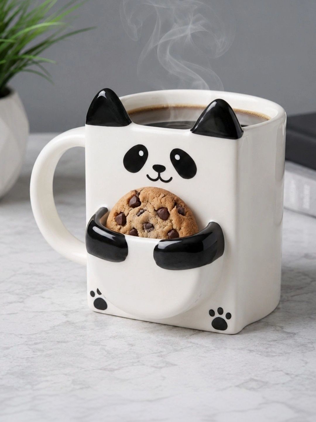 Kalaa By N White Printed Ceramic Glossy Mugs Set of Cups and Mugs-picture-36
