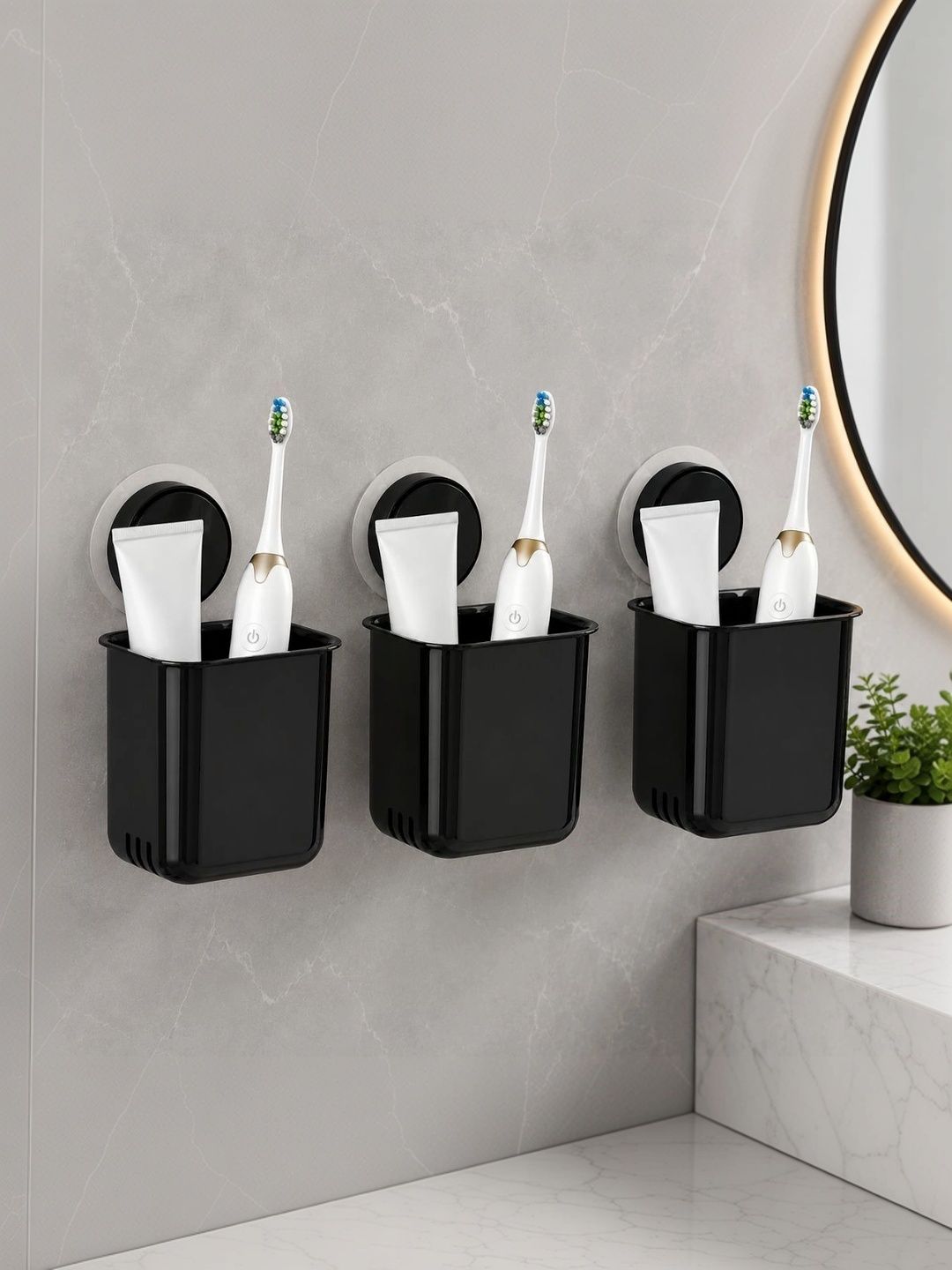 Klivon Black 3 piece Solid Plastic-picture-13