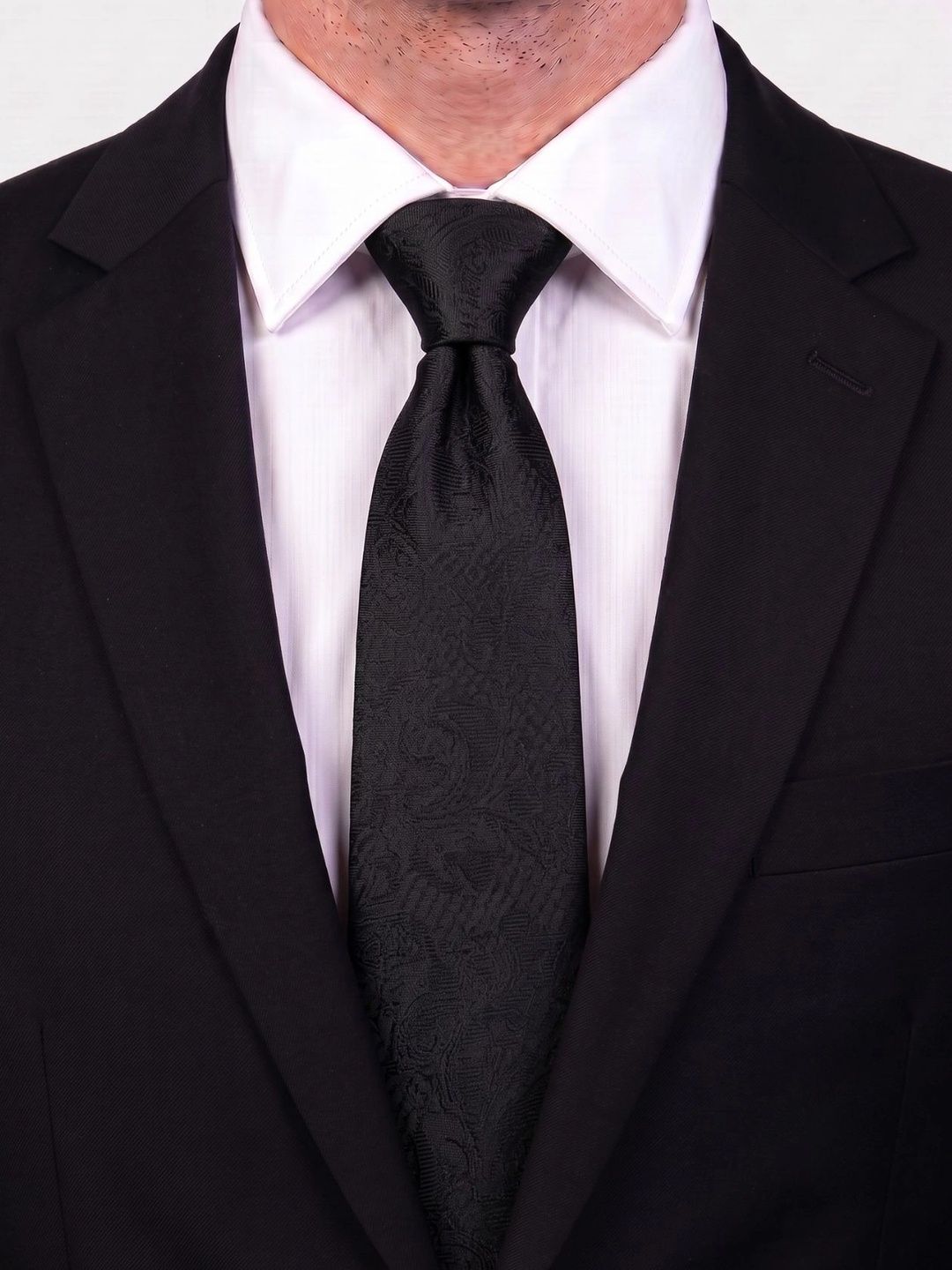 Tie Benon Men Woven Design Broad Tie-picture-32