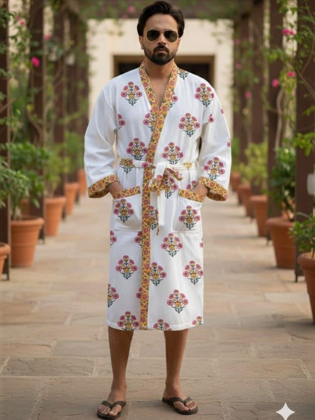 tundwal's Ultra Soft Printed Cotton Bath Robe-picture-38