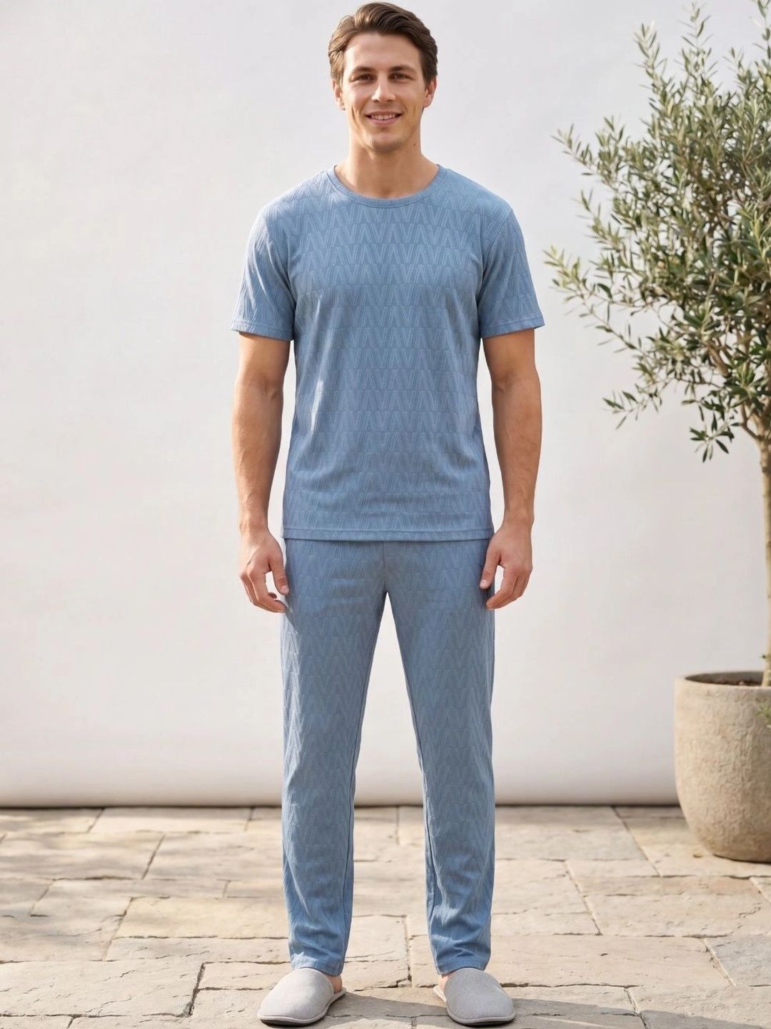 Sweet Dreams Men Printed Night suit-picture-11