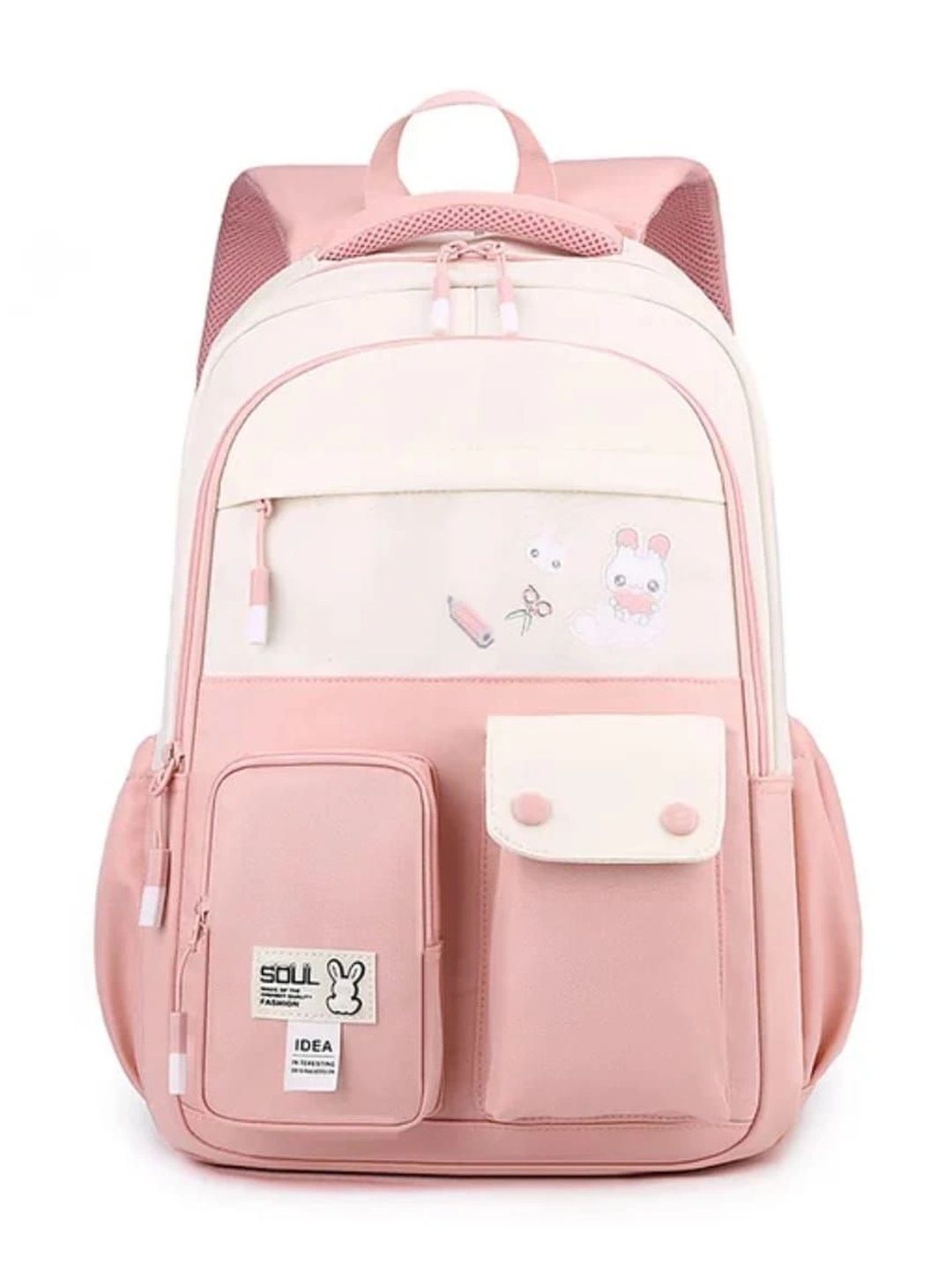WALSON Women Graphic Contrast Detail Backpack-picture-53