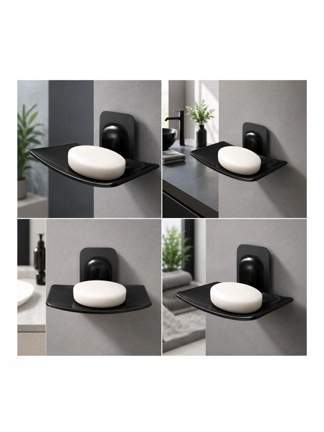 Klivon Black 4 piece Solid Plastic-picture-17