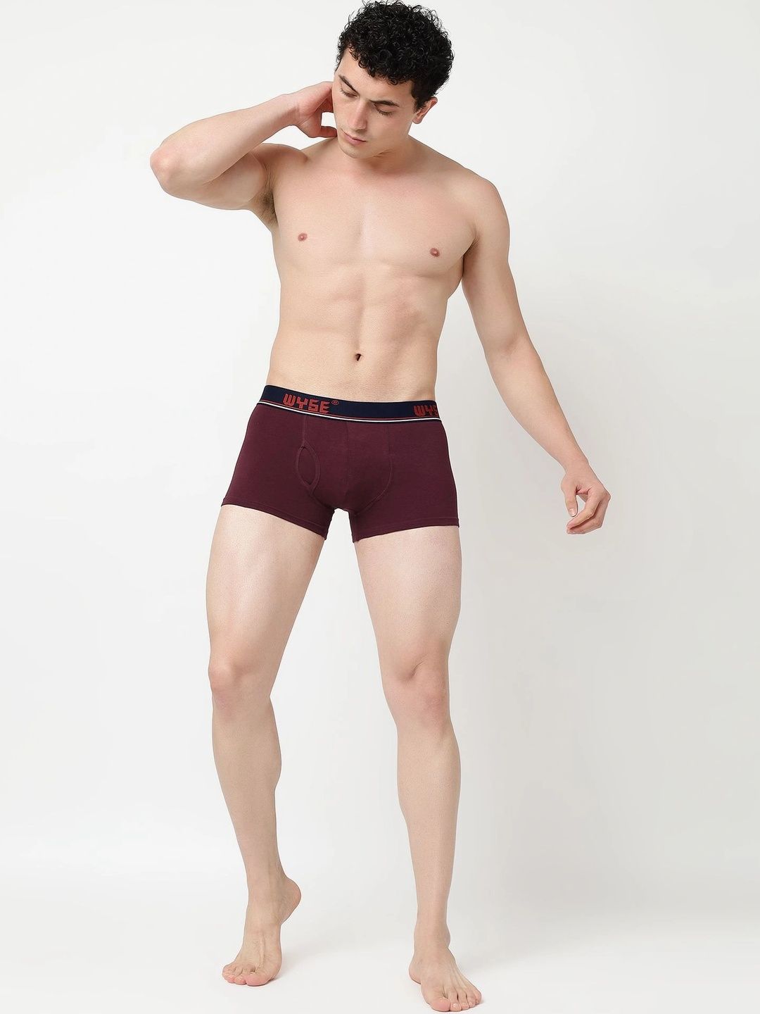 WYSE Cotton Assorted Solid Trunks-picture-26