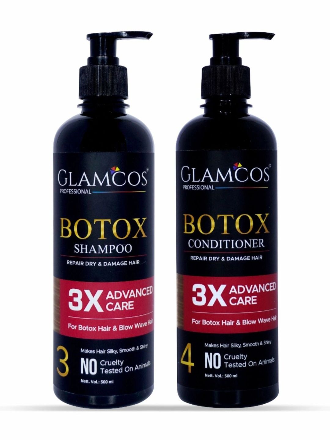 Glamcos Professional Set Of 2 Shampoo & Conditioner - 500 ml Each-picture-29