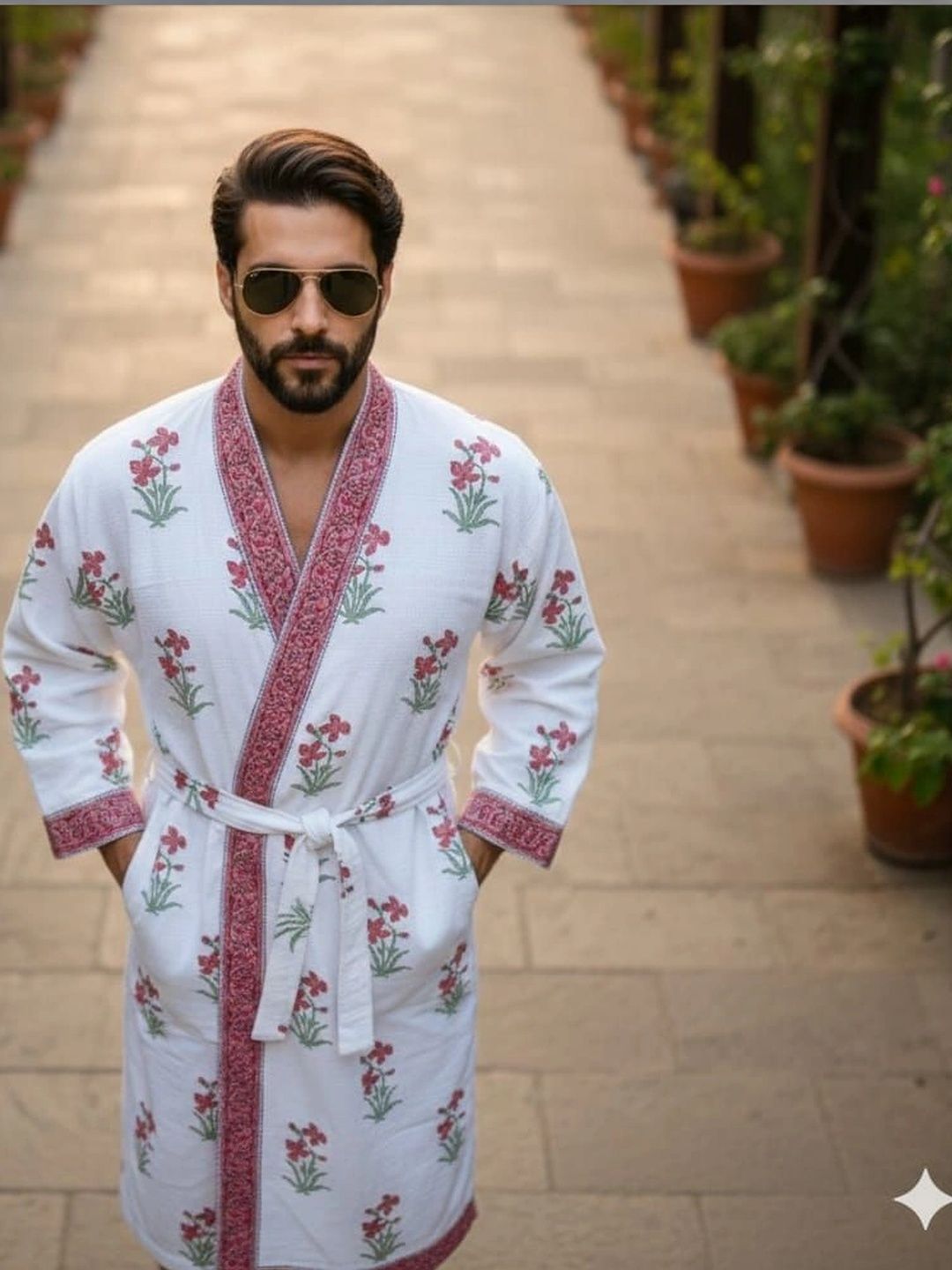 tundwal's Ultra Soft Printed Cotton Bath Robe-picture-36