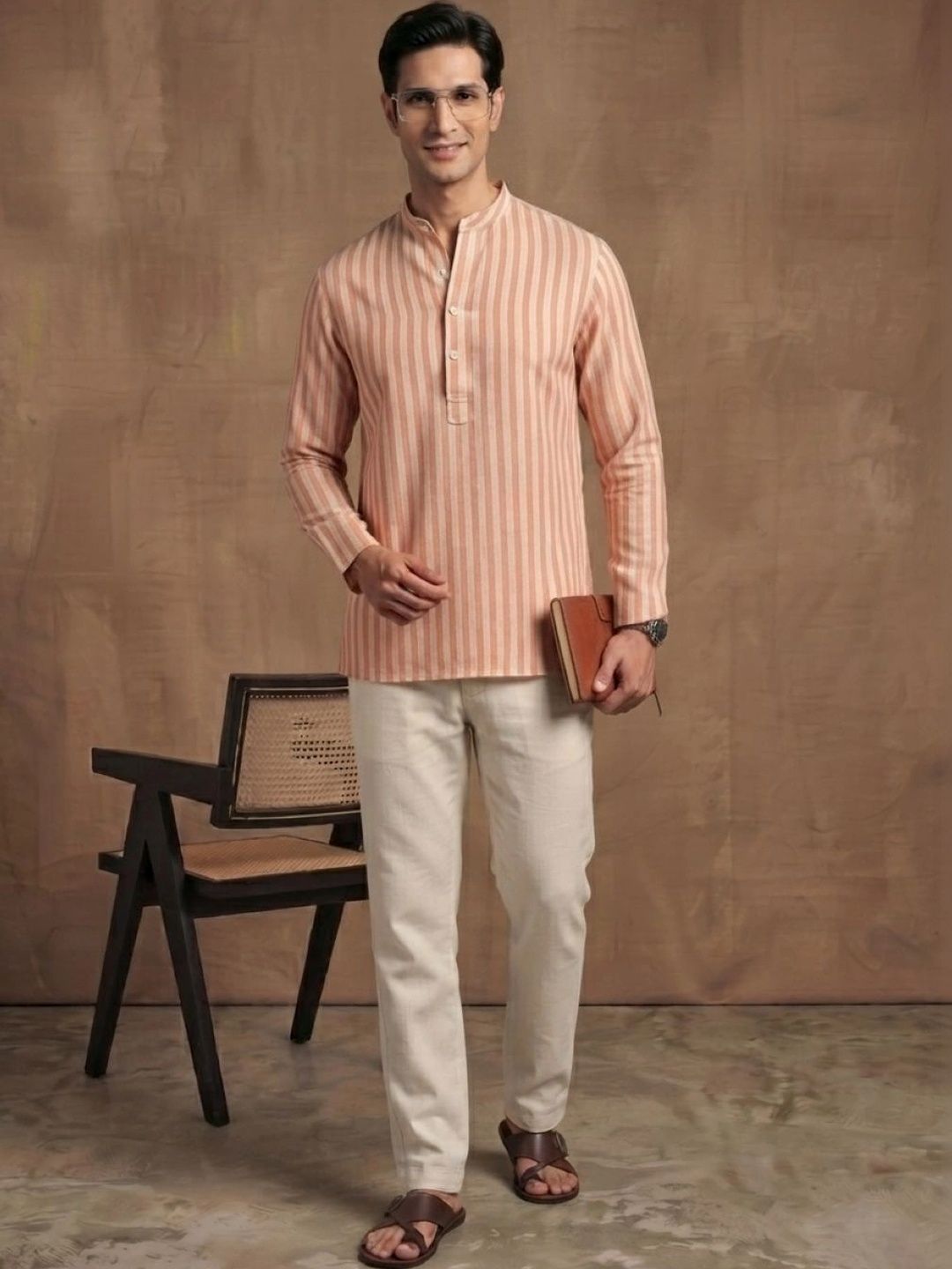 Navibhu Men Striped Kurta-picture-10