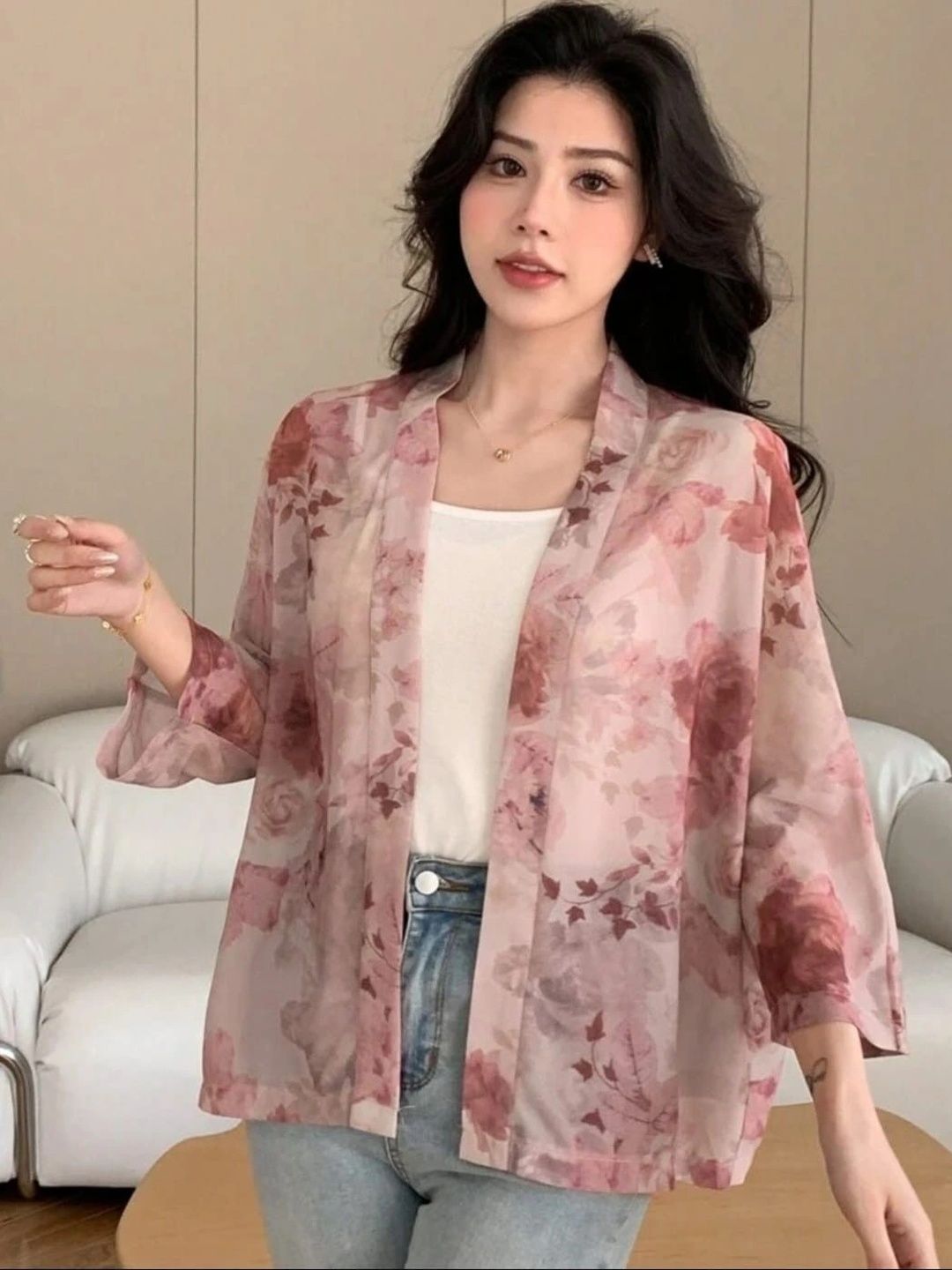 DearDean Women Printed Shrug-picture-17