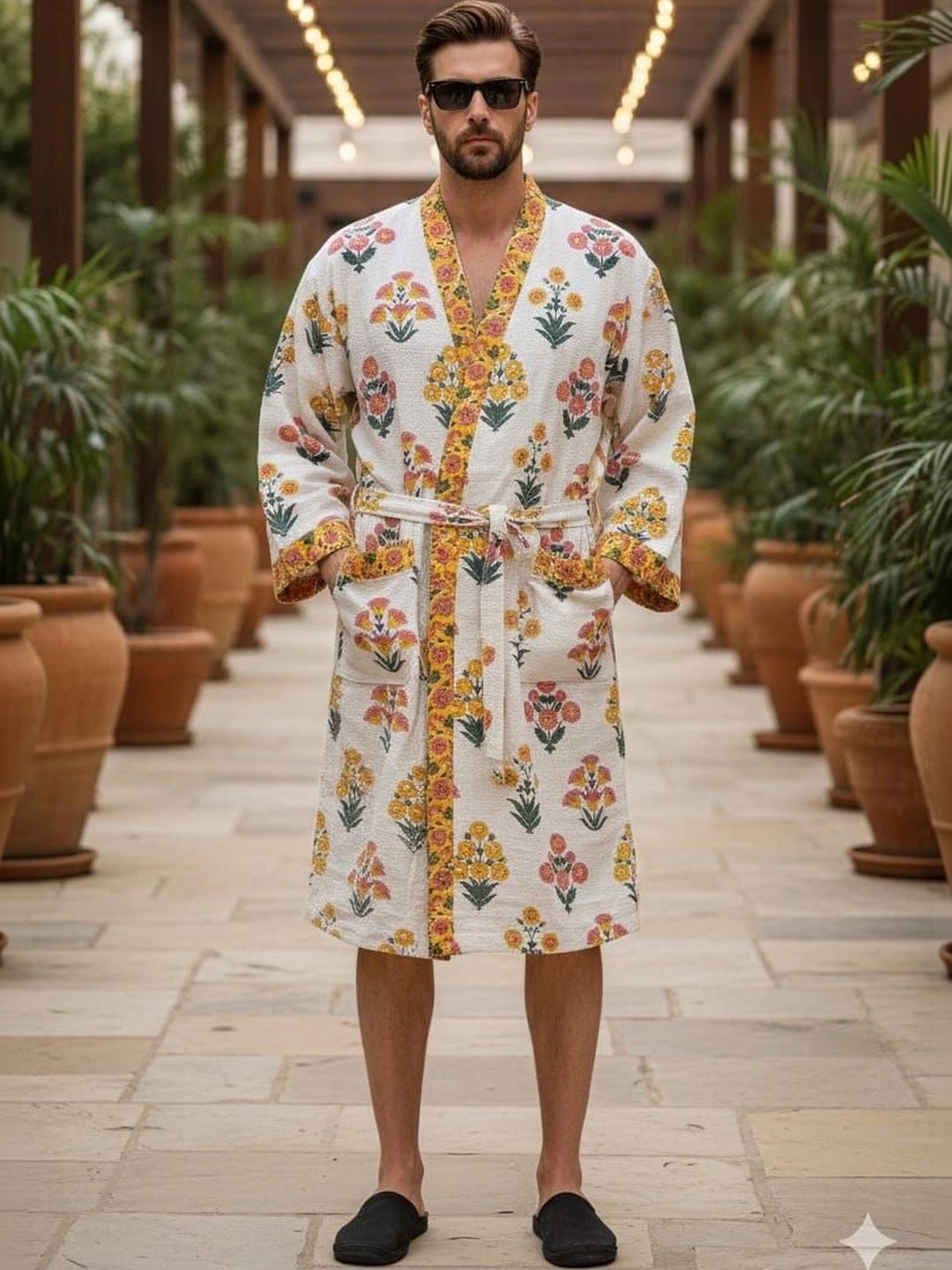 tundwal's Ultra Soft Printed Cotton Bath Robe-picture-18