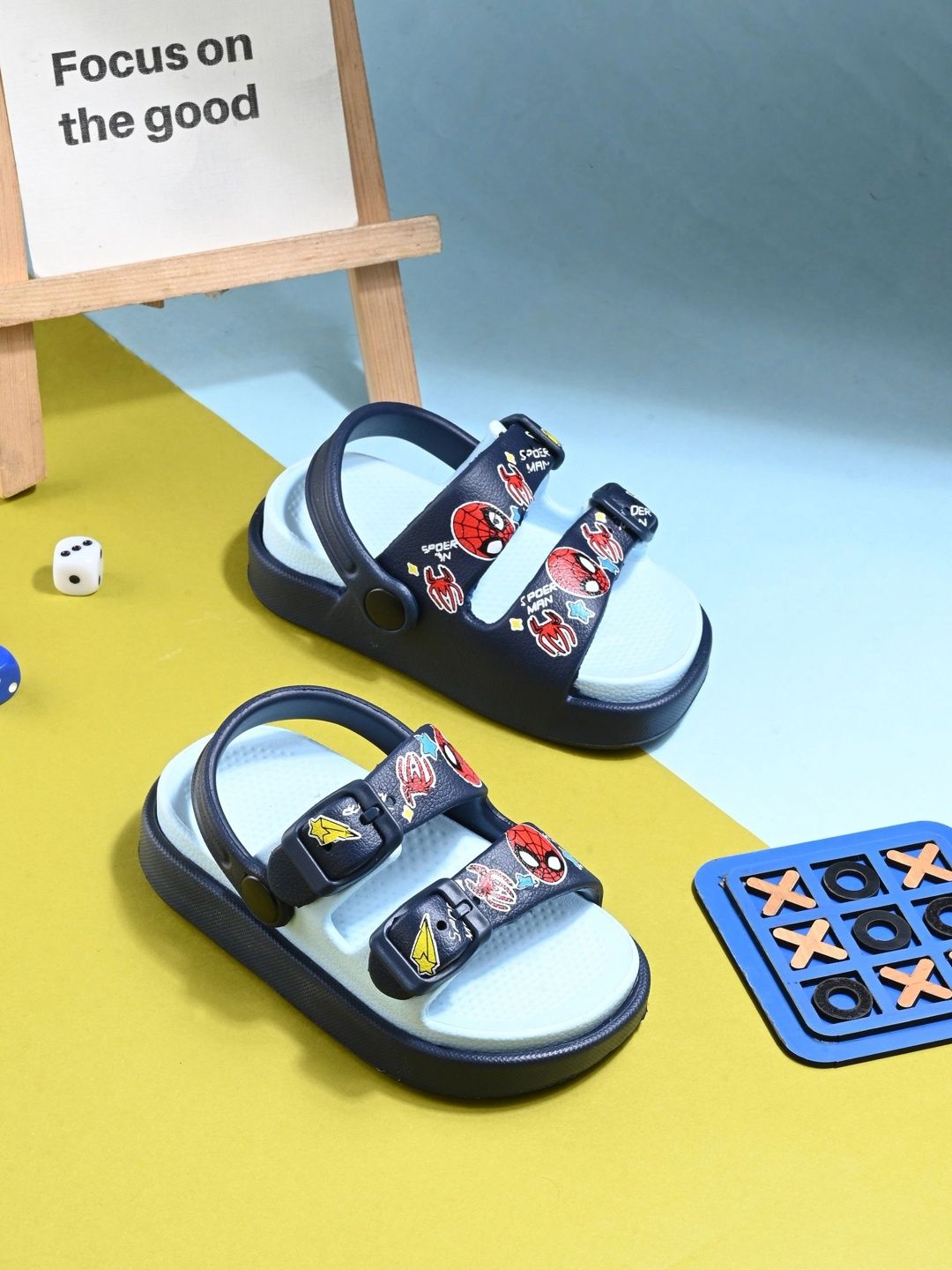 Miss & Chief Unisex Kids Printed Sliders-picture-27