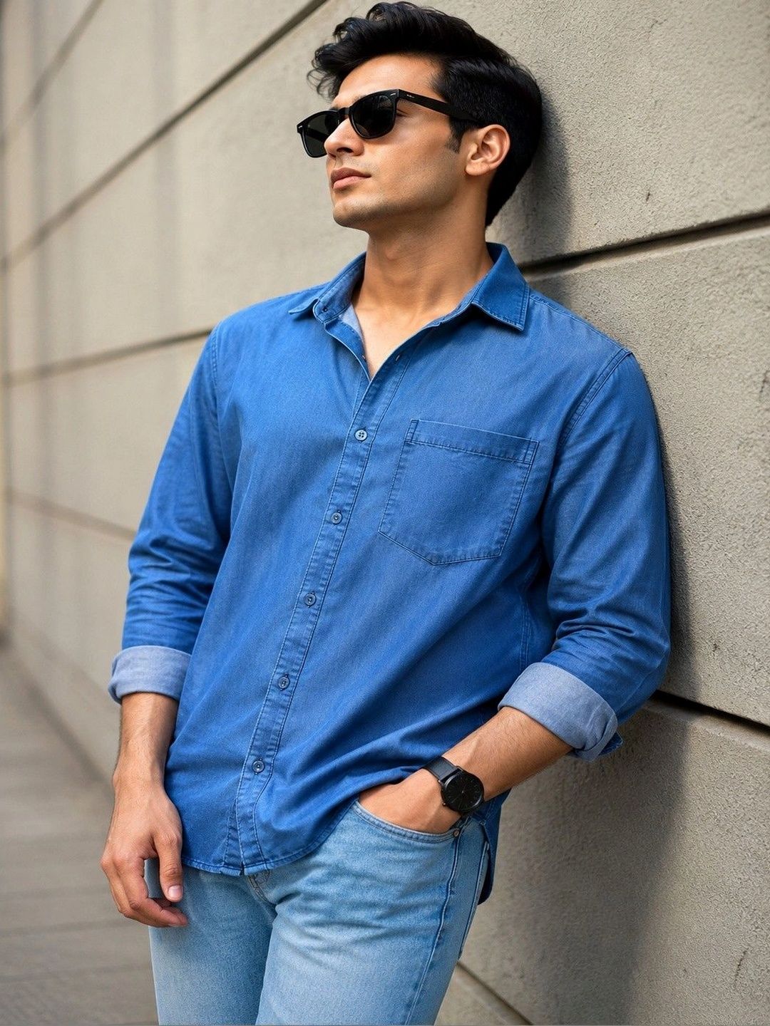 Jumi Enterprise Men Classic Casual Shirt-picture-28