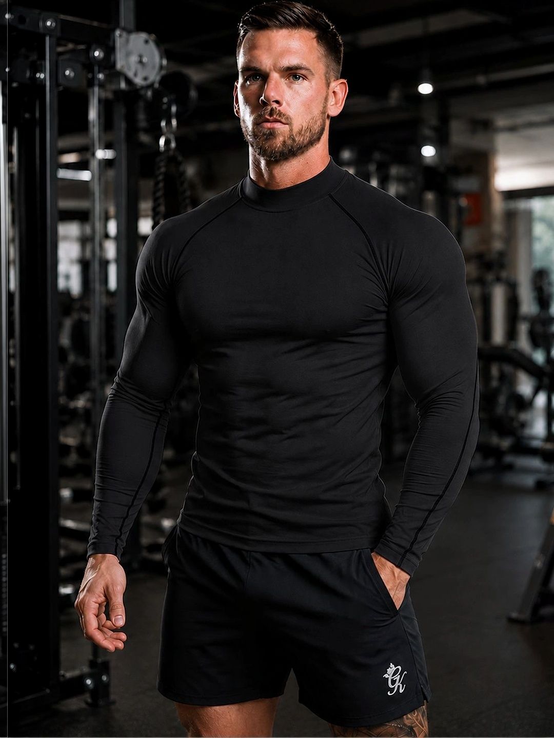 FBAR Men High Neck Anti Odour Compression T-shirt-picture-18
