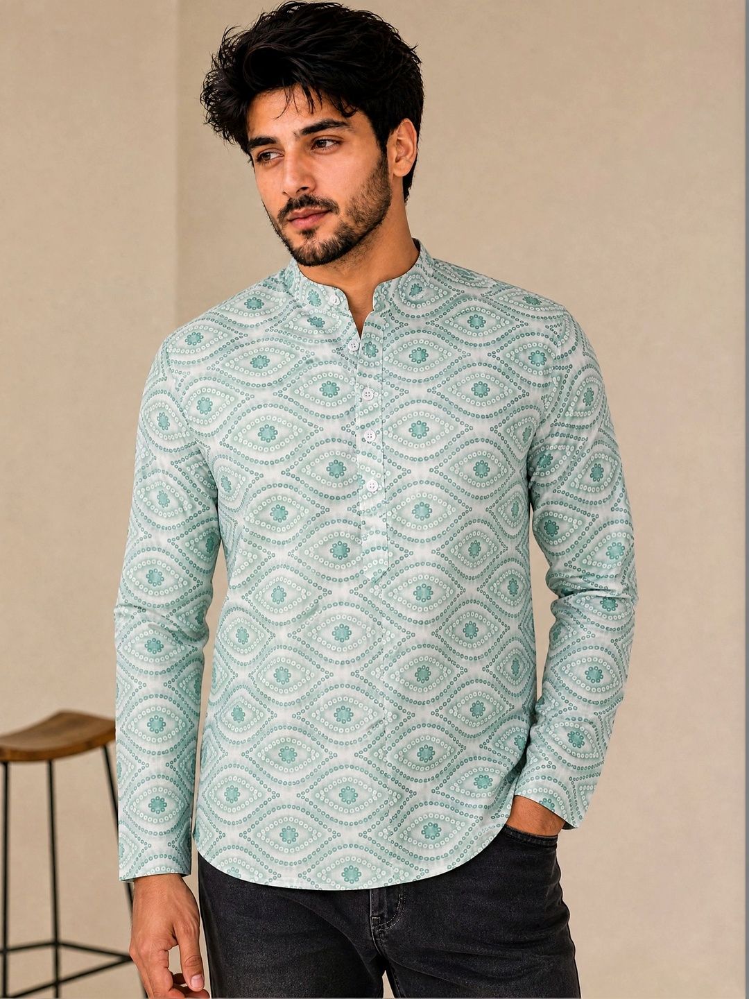 SZN Men Ethnic Motifs Printed Kurta-picture-55