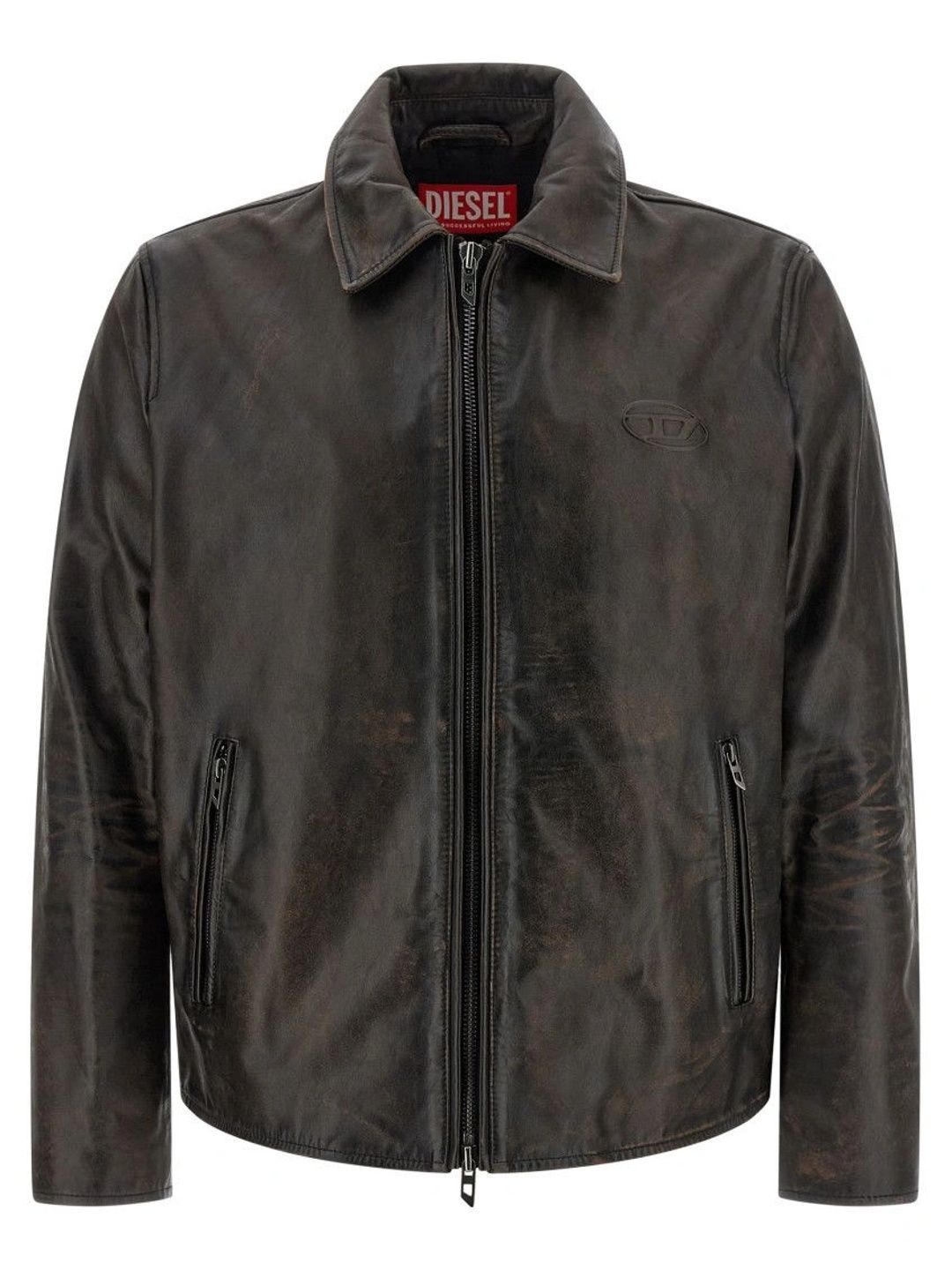 DIESEL Men Leather Leather Jacket-picture-30