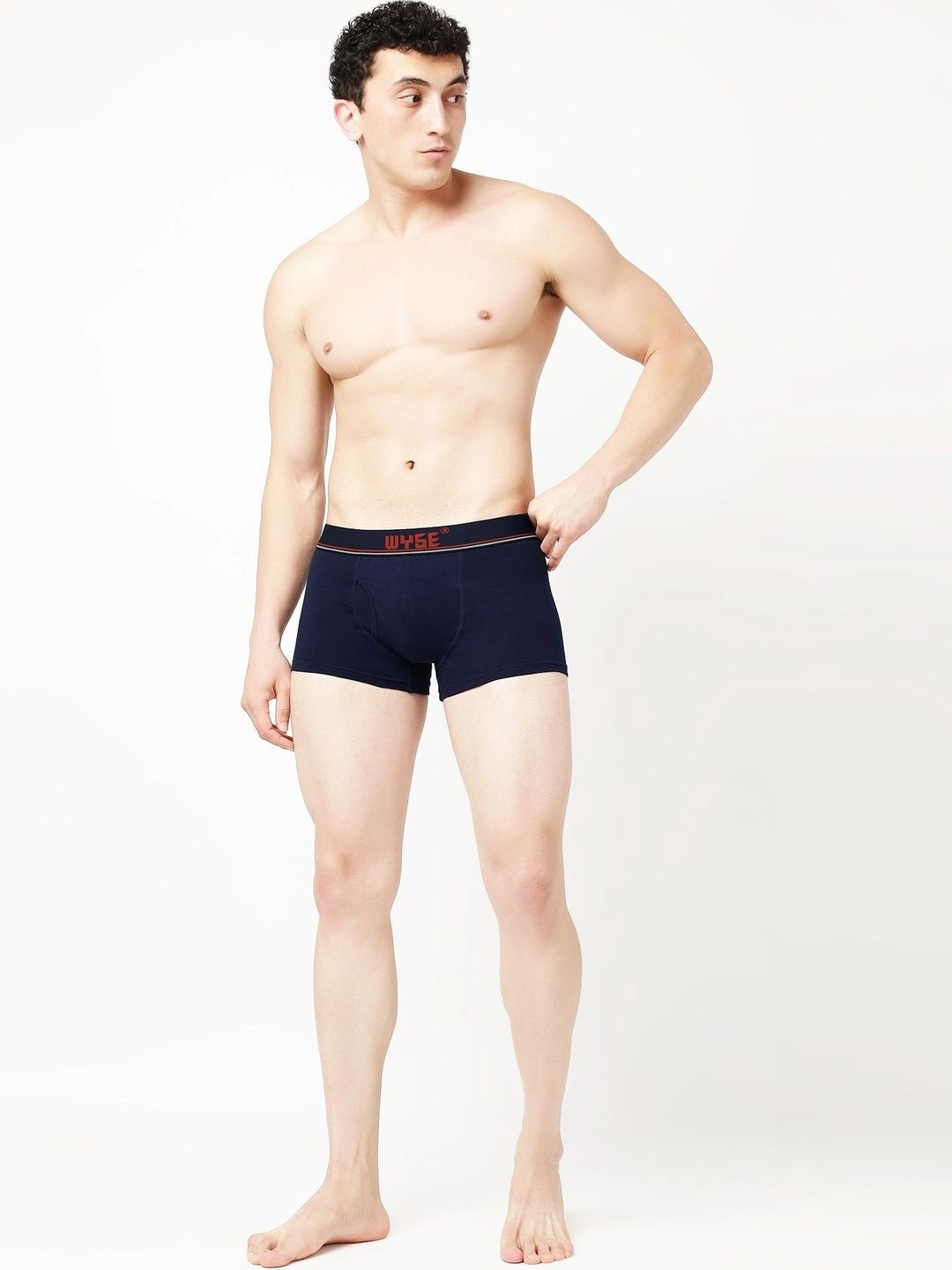 WYSE Cotton Assorted Solid Trunks-picture-29